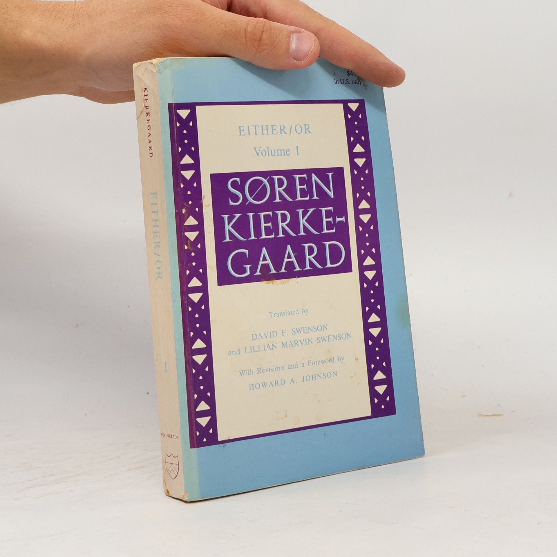 Søren Kierkegaard Either/or, Volume I.