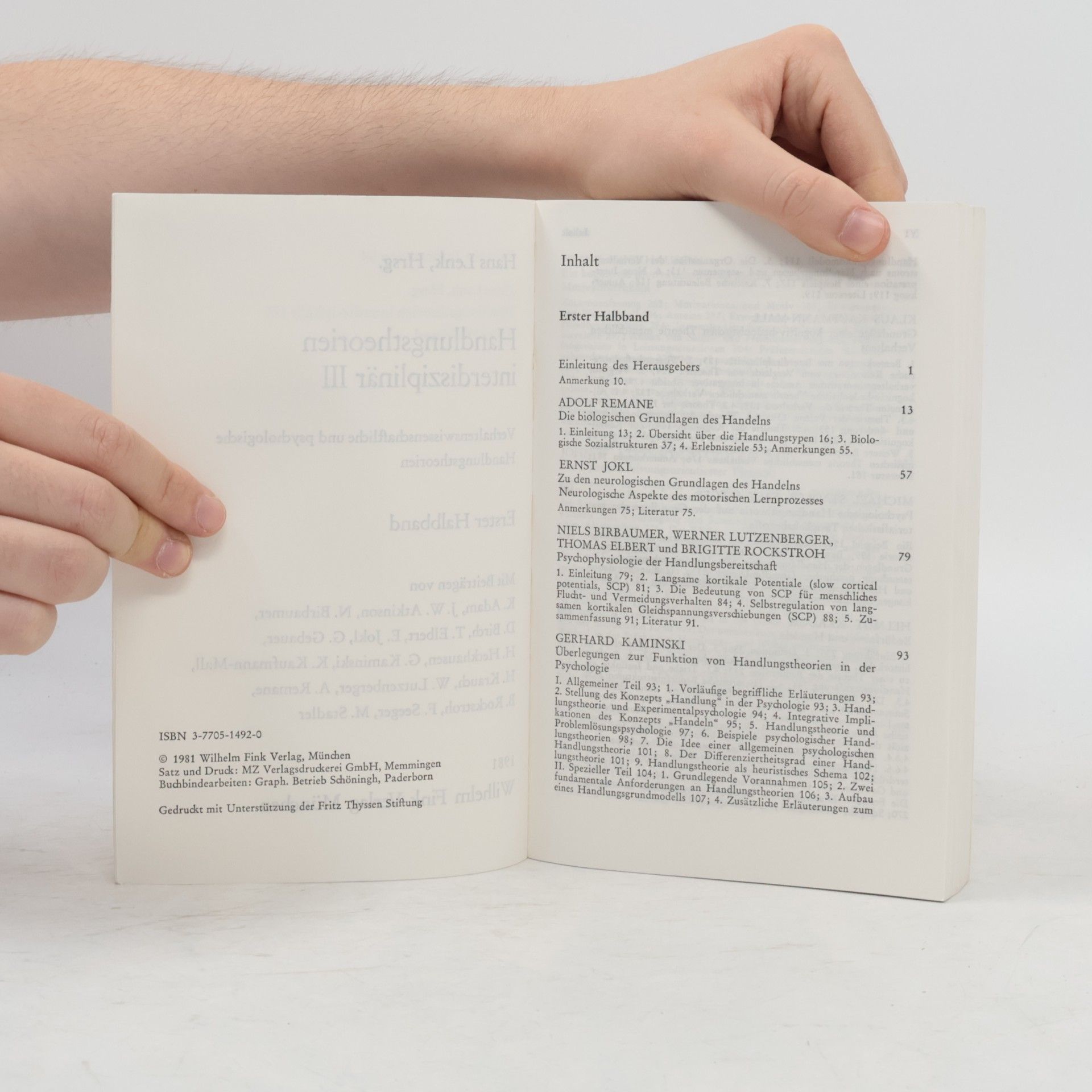 Karl-Adam Engelter Handlungstheorien - Interdisziplinär