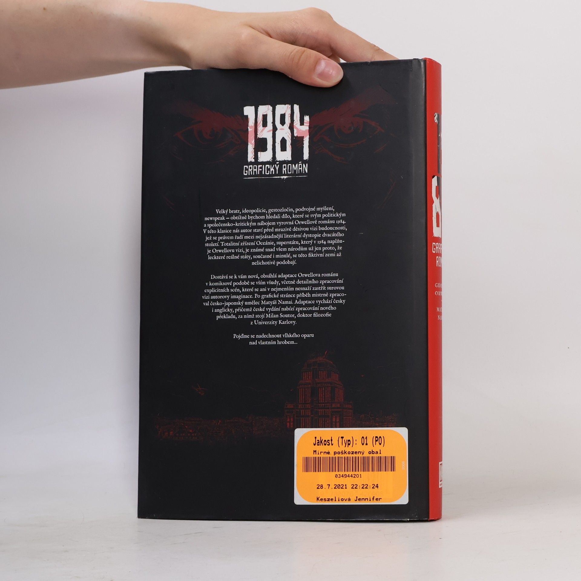 Matyáš Namai 1984: grafický román