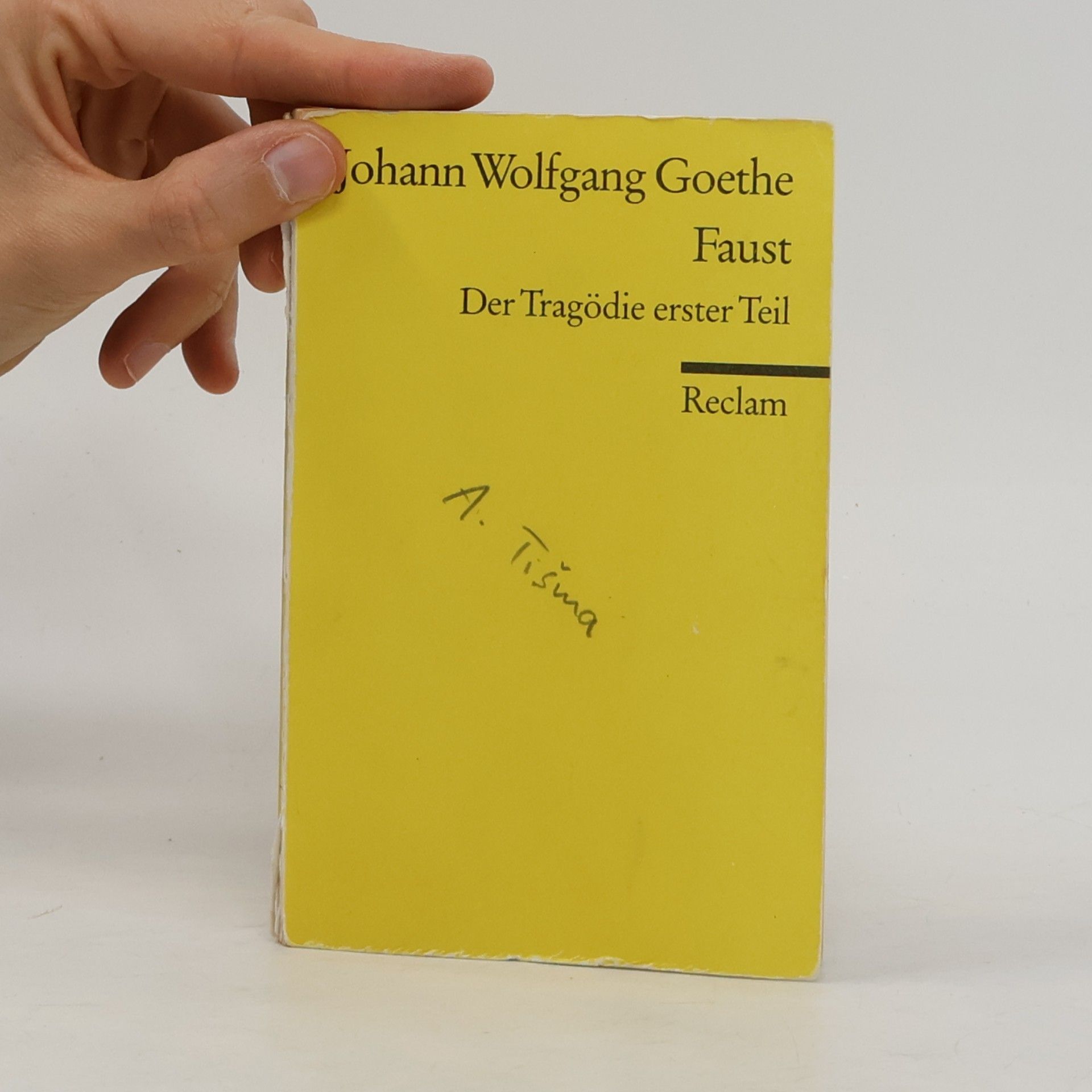 Johann Wolfgang von Goethe Faust : der Tragödie Erster teil