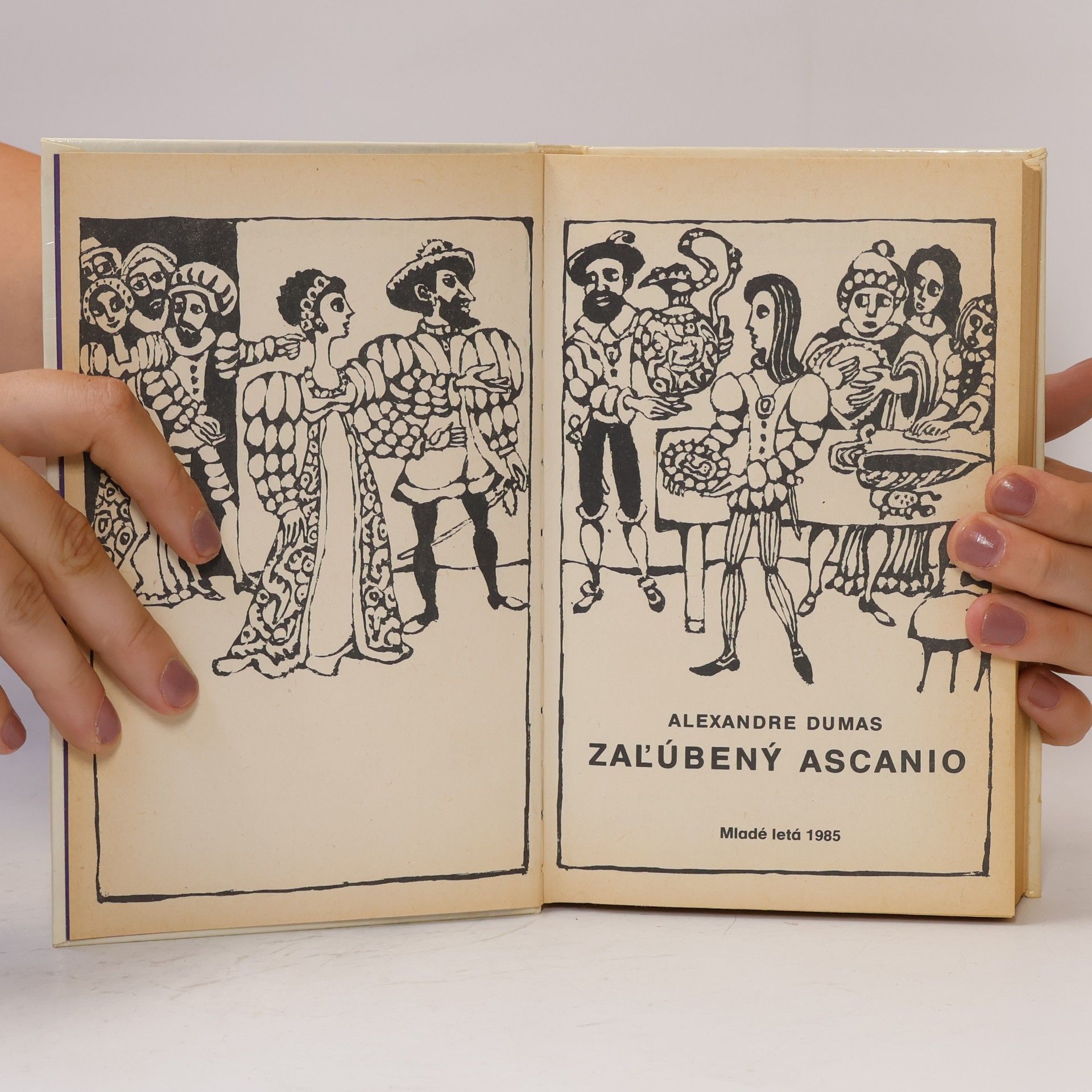 Alexandre Dumas der Ältere Zaľúbený Ascanio
