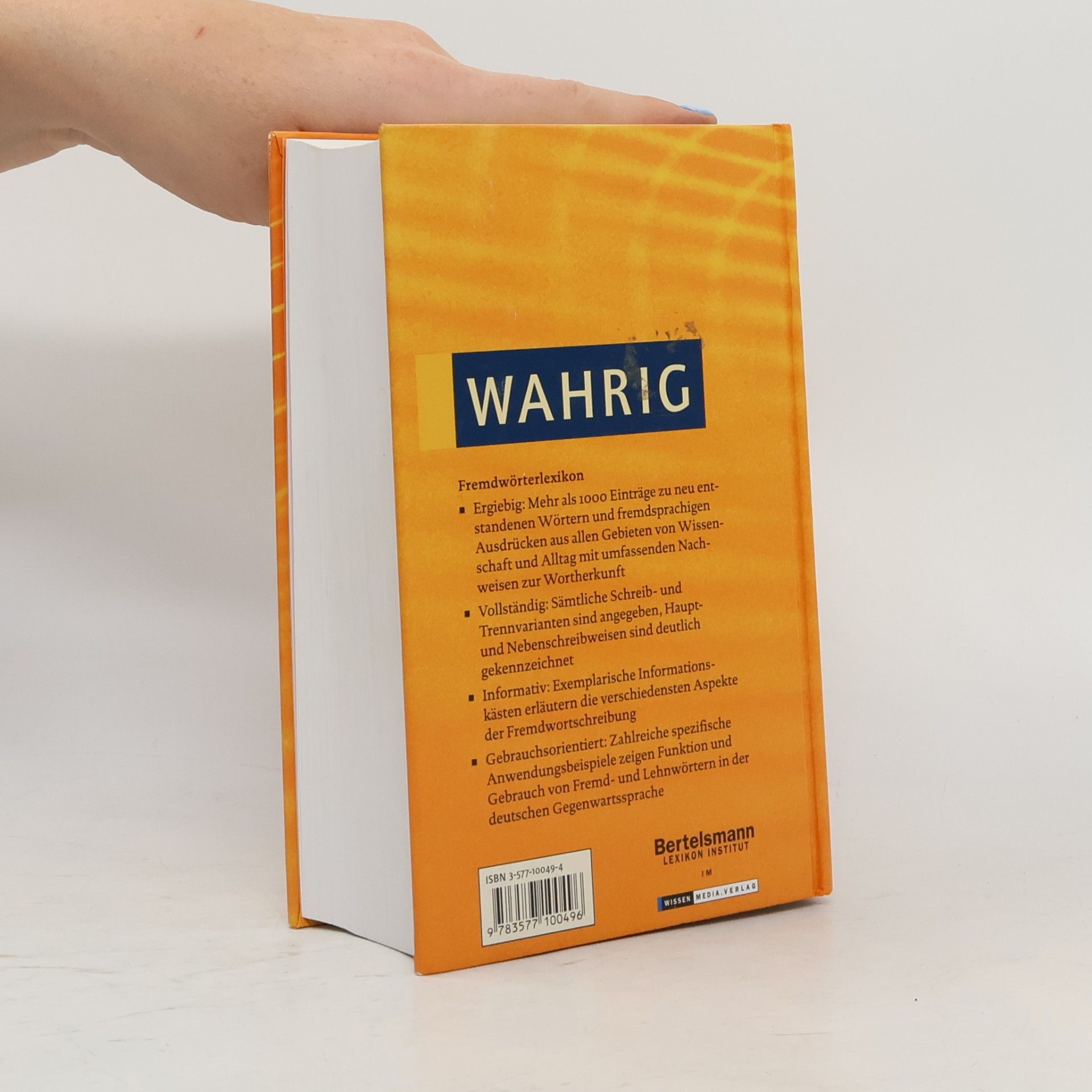 Renate Wahrig-Burfeind Fremdwörterlexikon. II