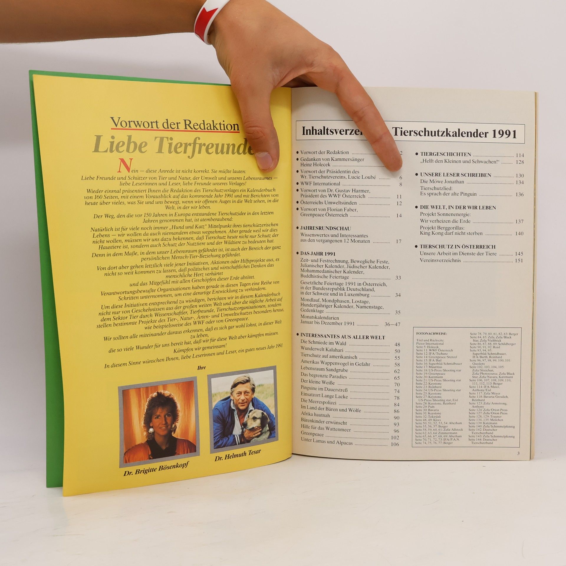 kolektiv Tierschutz Kalender 1991
