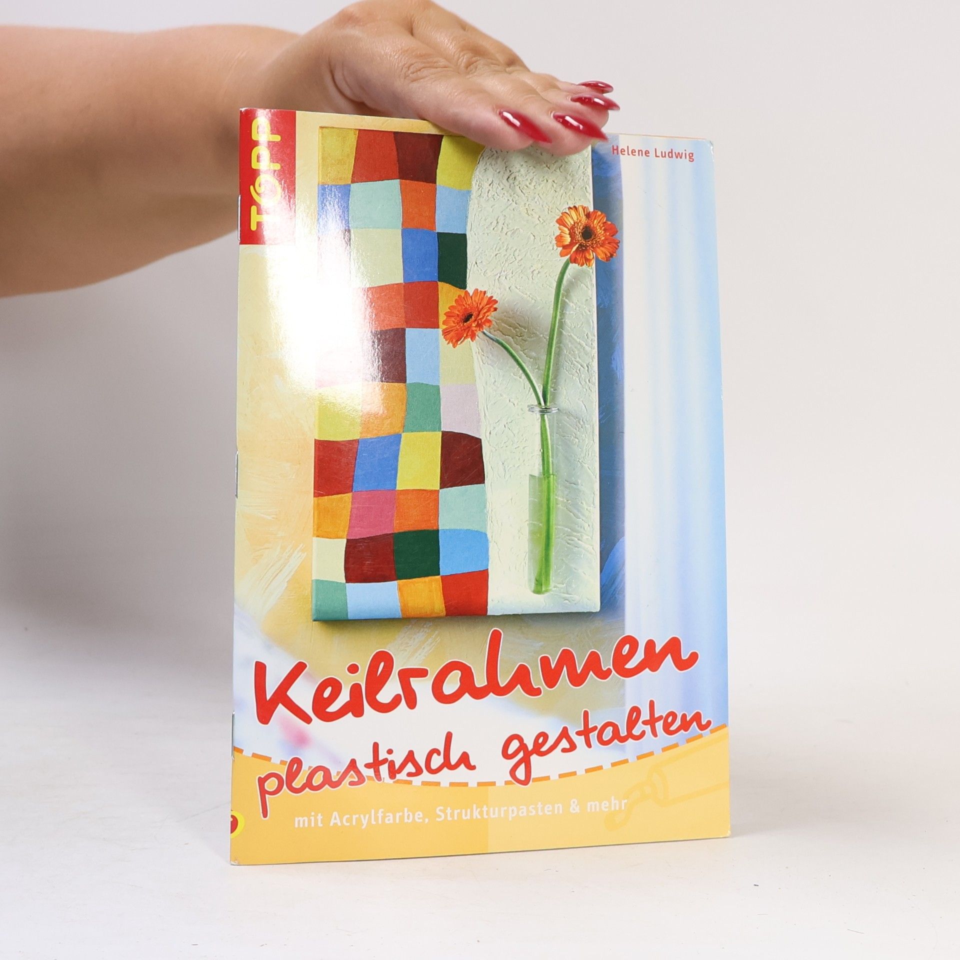 Helene Ludwig Keilrahmen plastisch gestalten