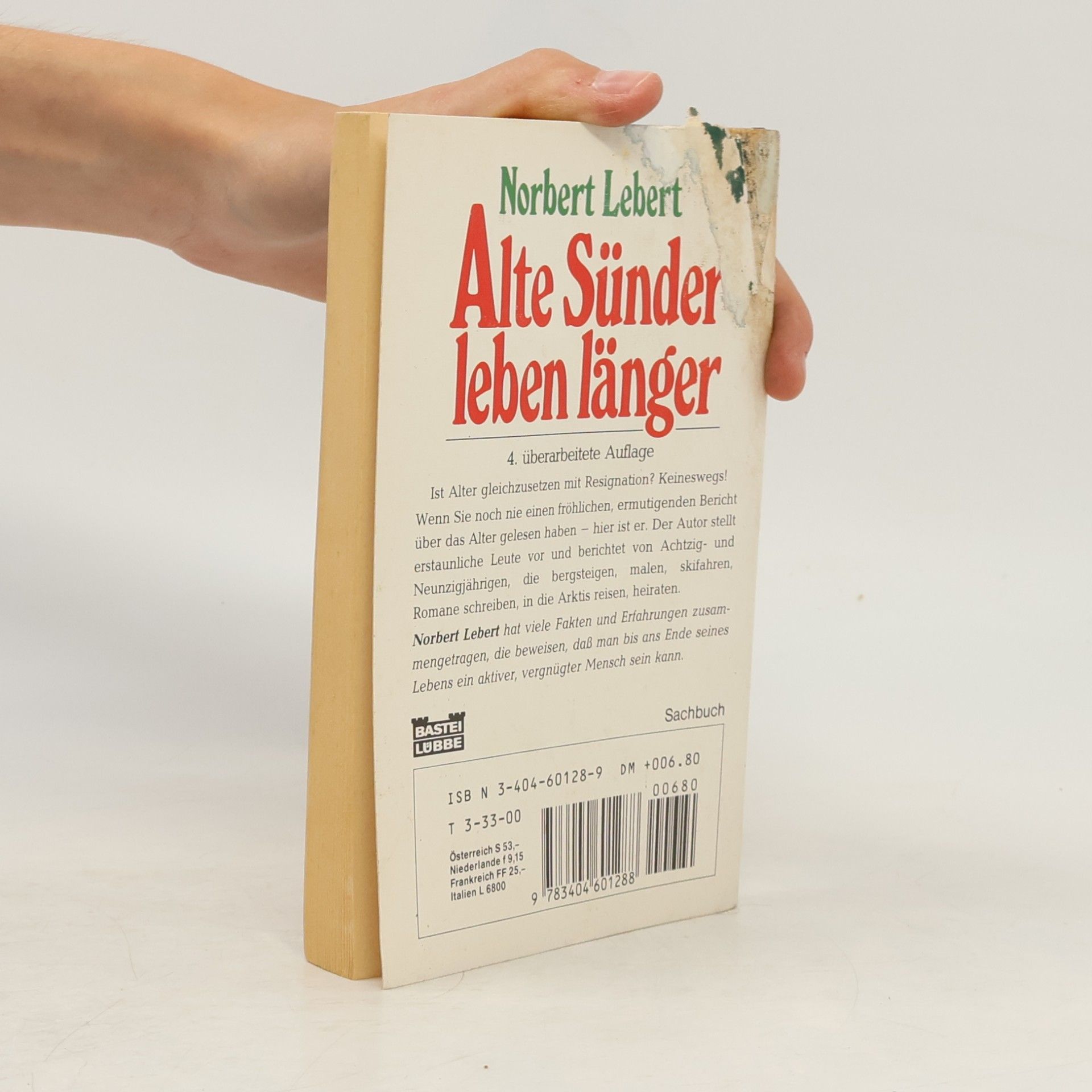 Norbert Lebert Alte Sünder leben länger