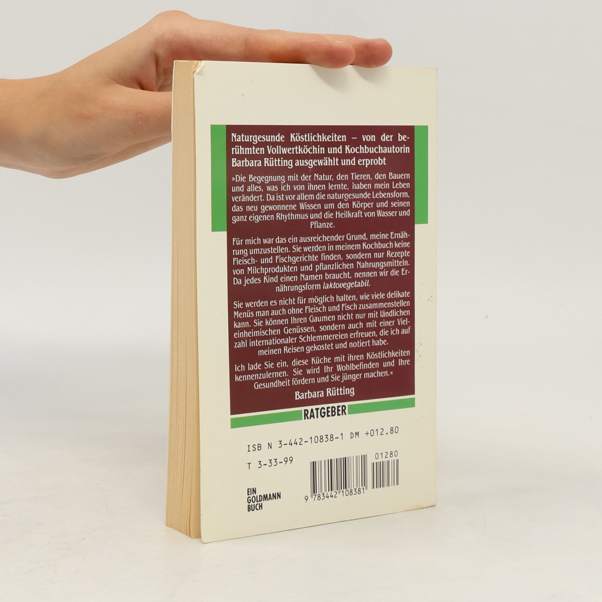 Barbara Rütting Mein Kochbuch