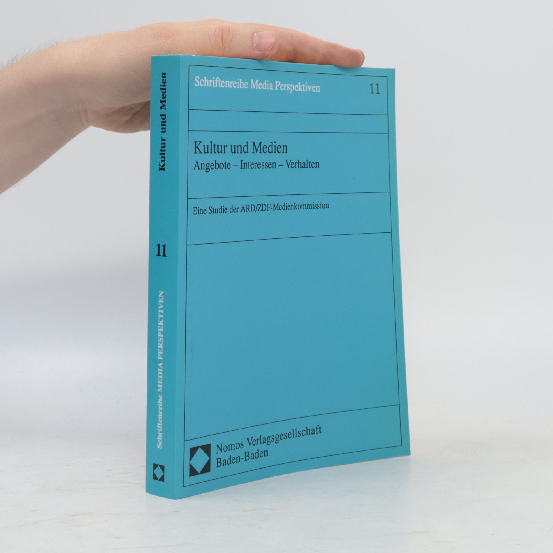 Karl H. Müller-Sachse Schriftenreihe Media Perspektiven - 11: Kultur und Medien