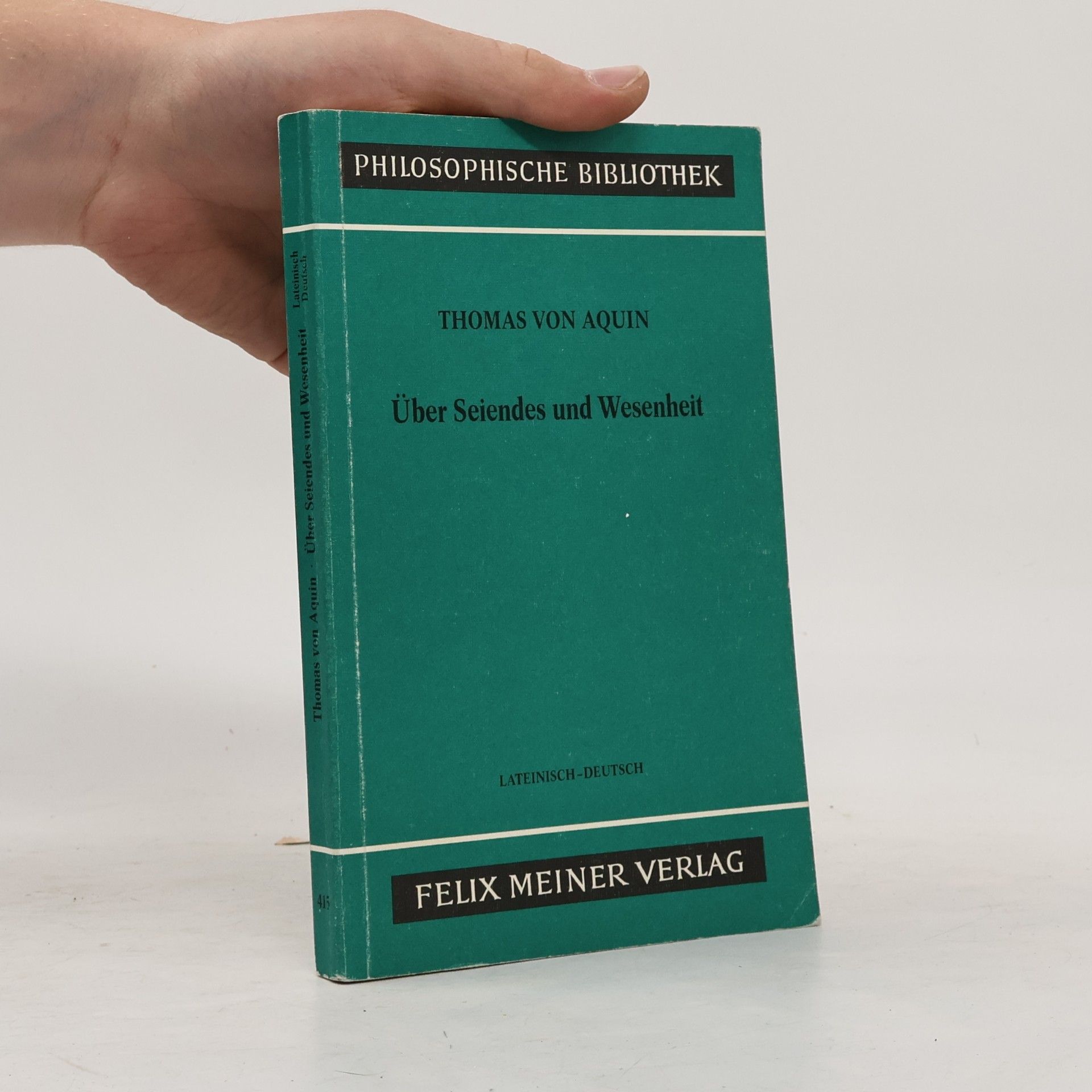 Thomas Aquinas Über Seiender und Wesenheit