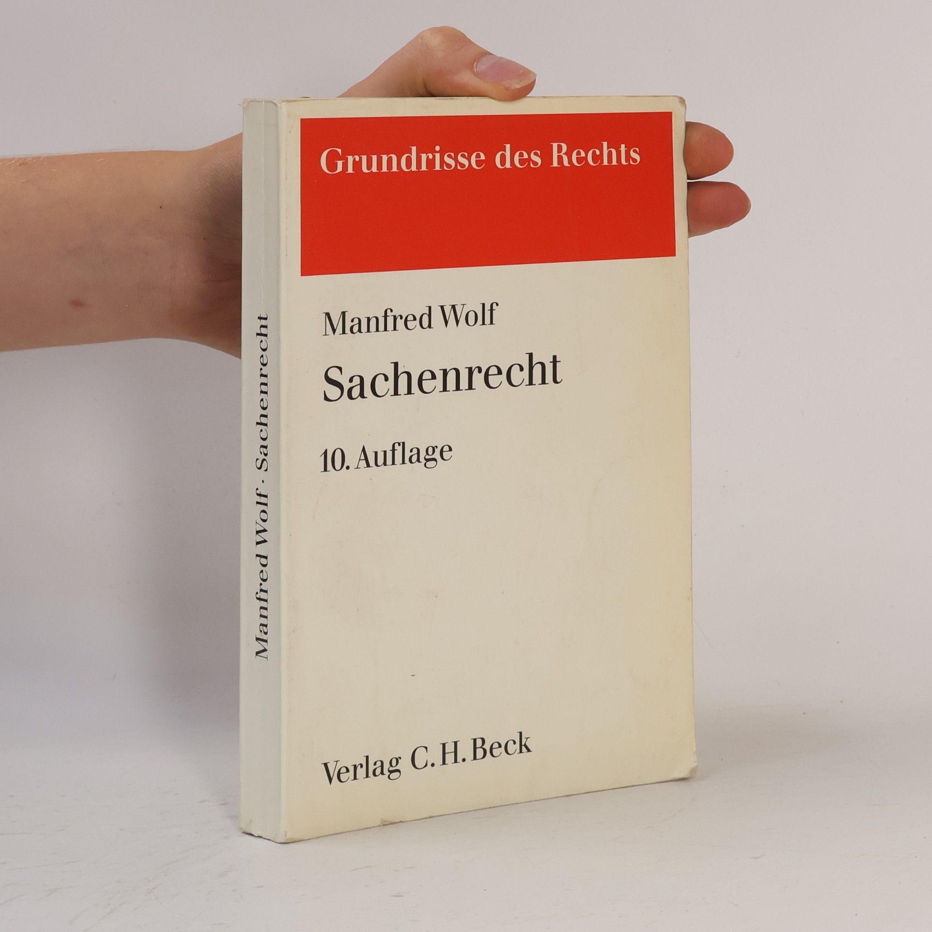 Manfred Wolf Grundrisse des Rechts: Sachenrecht