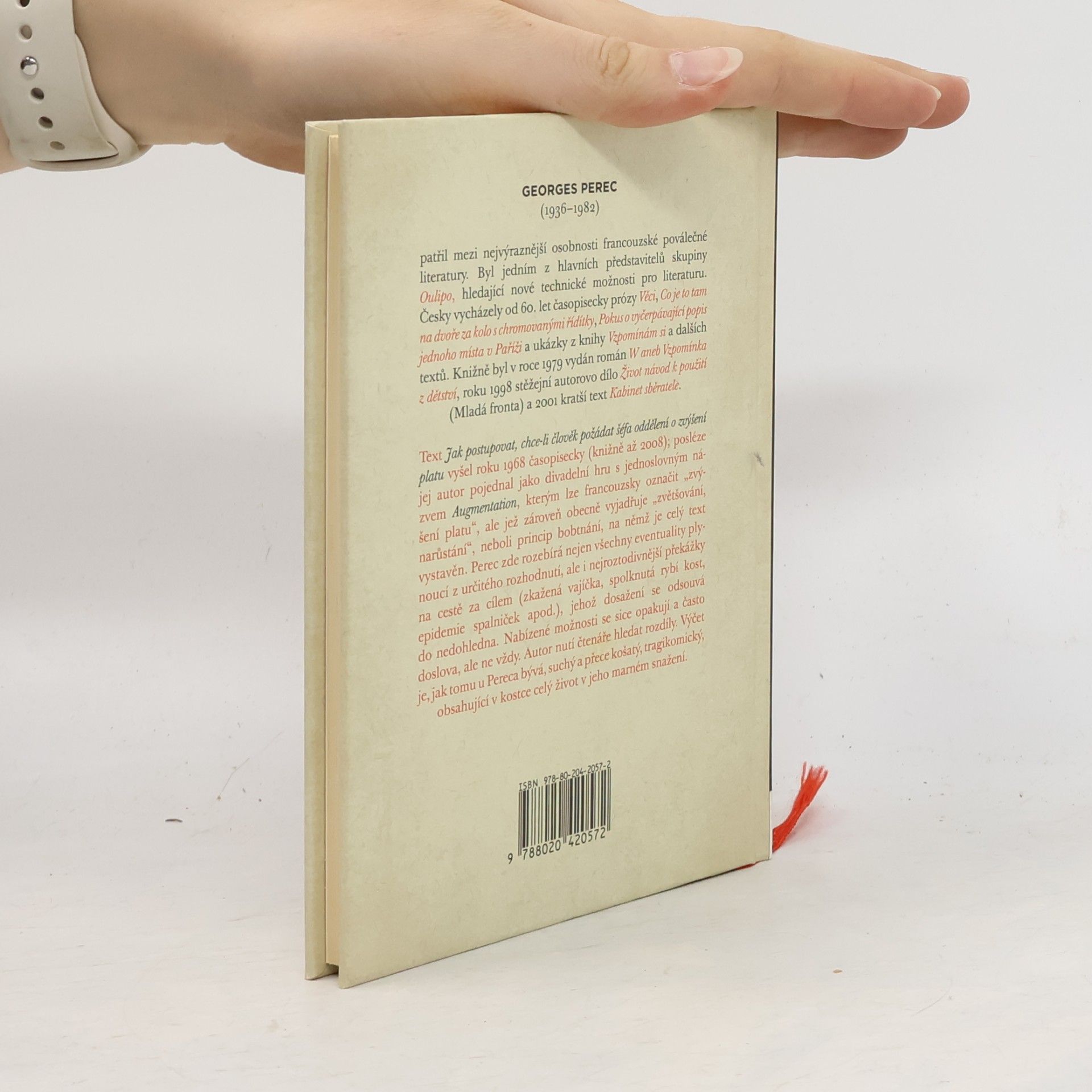 Georges Perec Jak postupovat, chce-li člověk požádat šéfa oddělení o zvýšení platu
