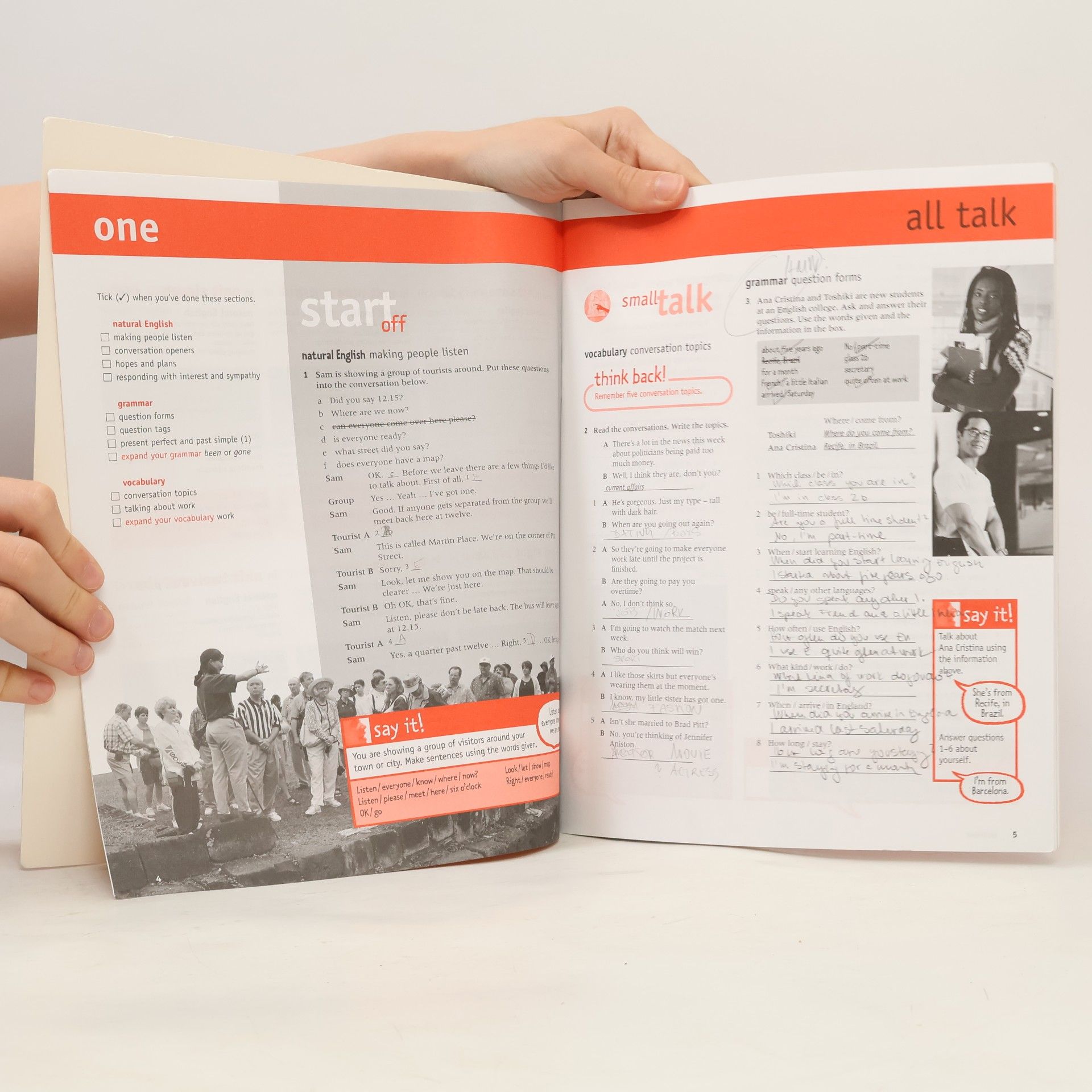 Lyn Scott Natural English: intermediate workbook with key