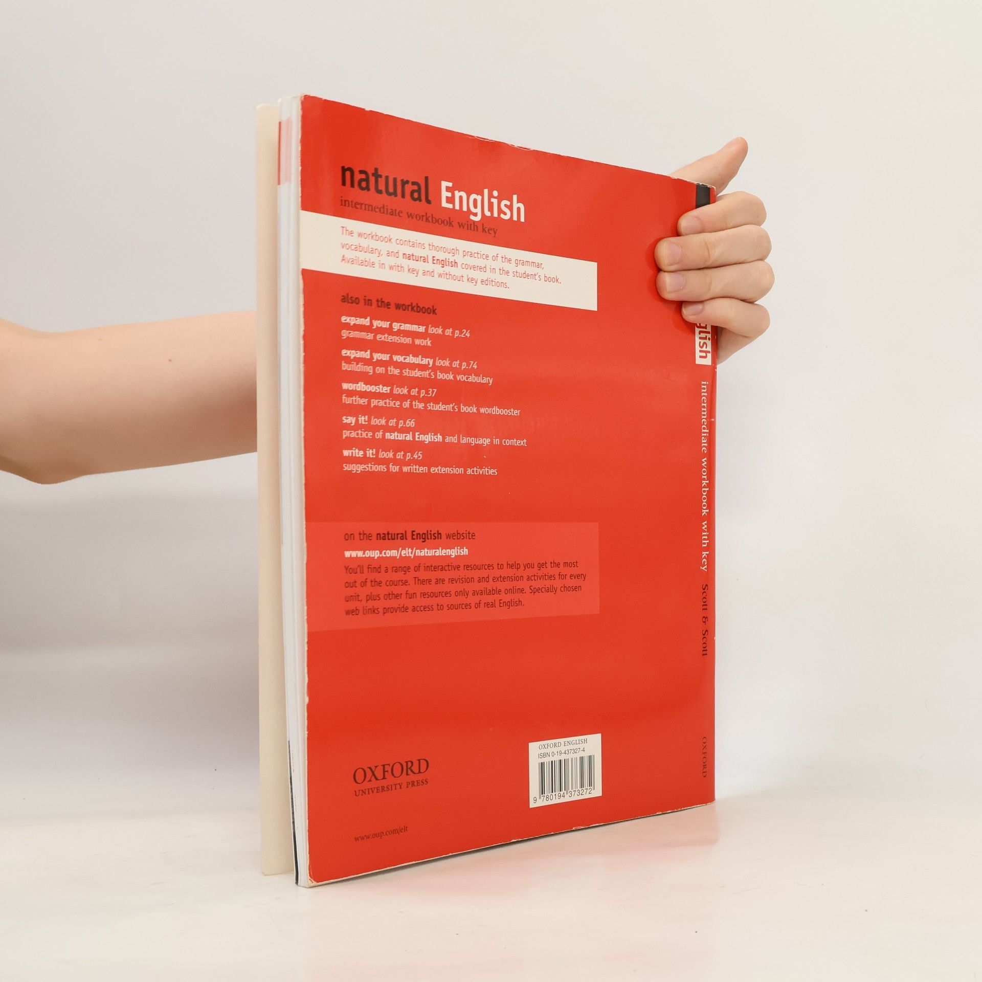 Lyn Scott Natural English: intermediate workbook with key