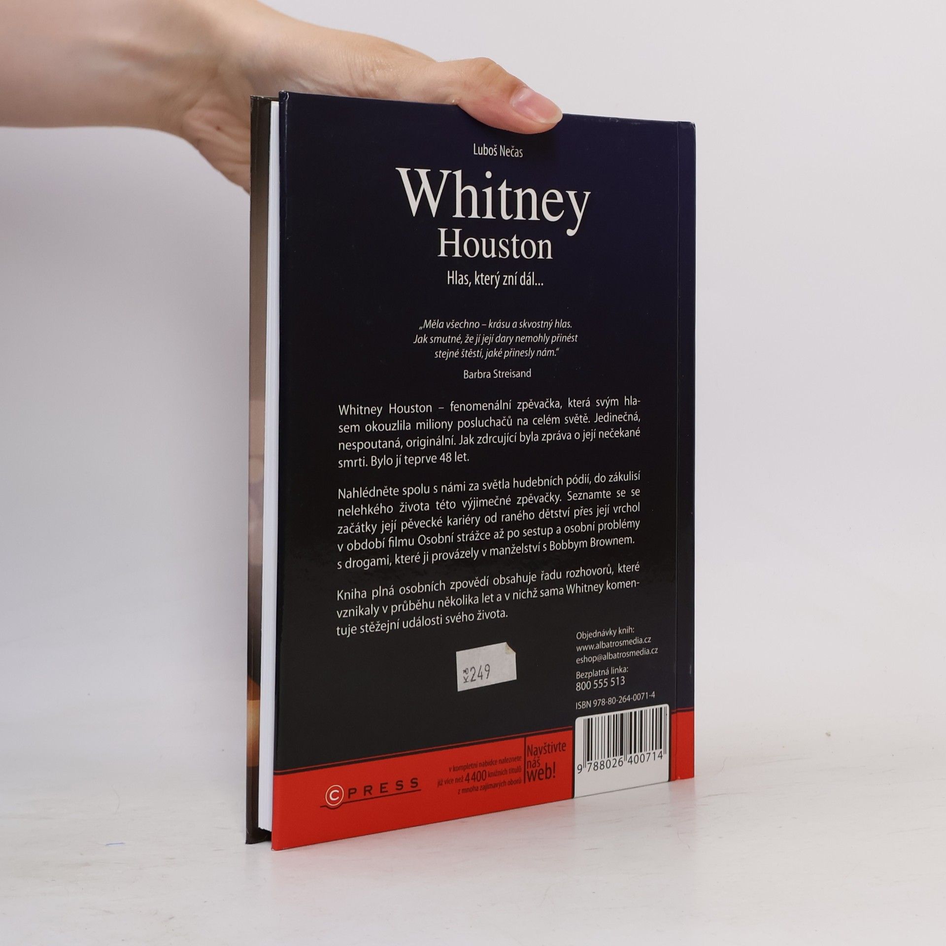 Luboš Nečas Whitney Houston - Hlas, který zní dál…