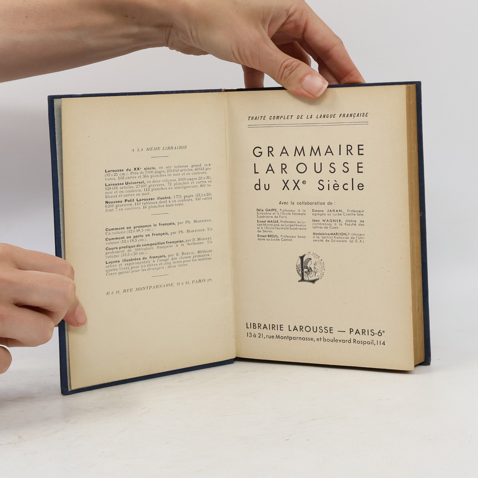 Auteurscollectief Grammaire Larousse du XXe Siécle