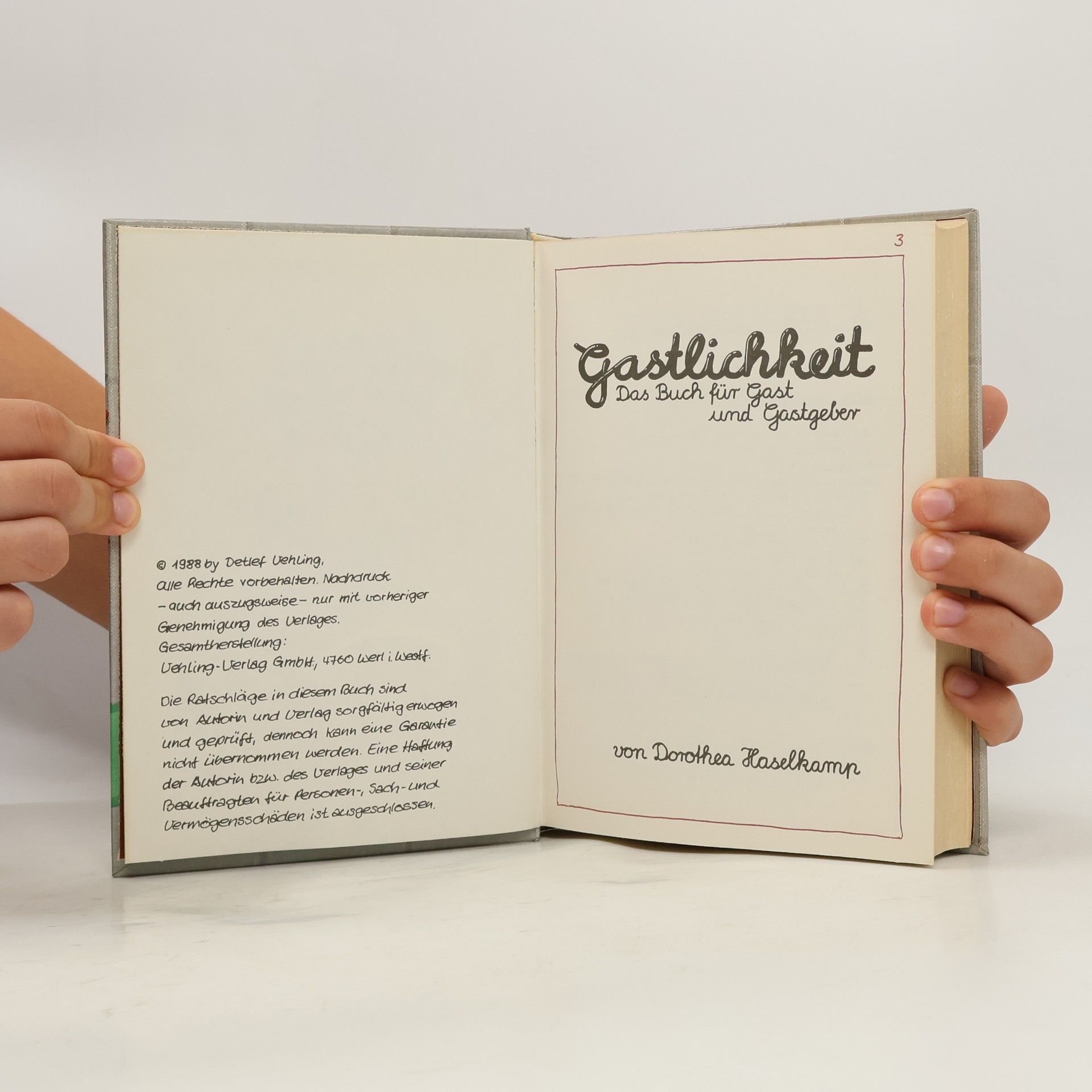 Dorothea Haselkomp Dorothea's Gastlichkeit