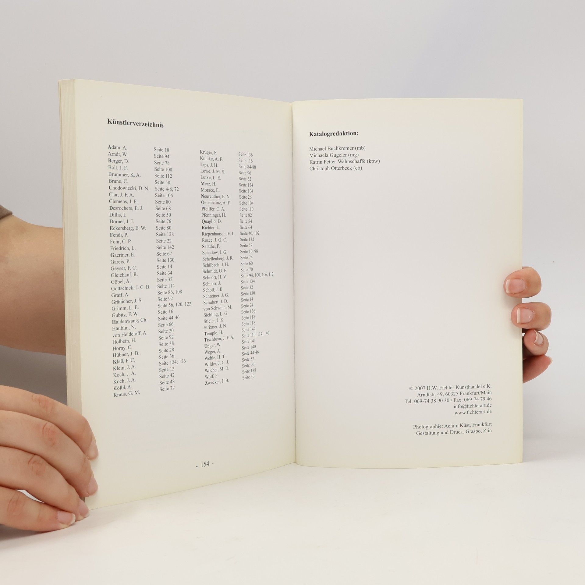 H. W. Fichter Kunsthandel Ein Blick in die Vergangenheit