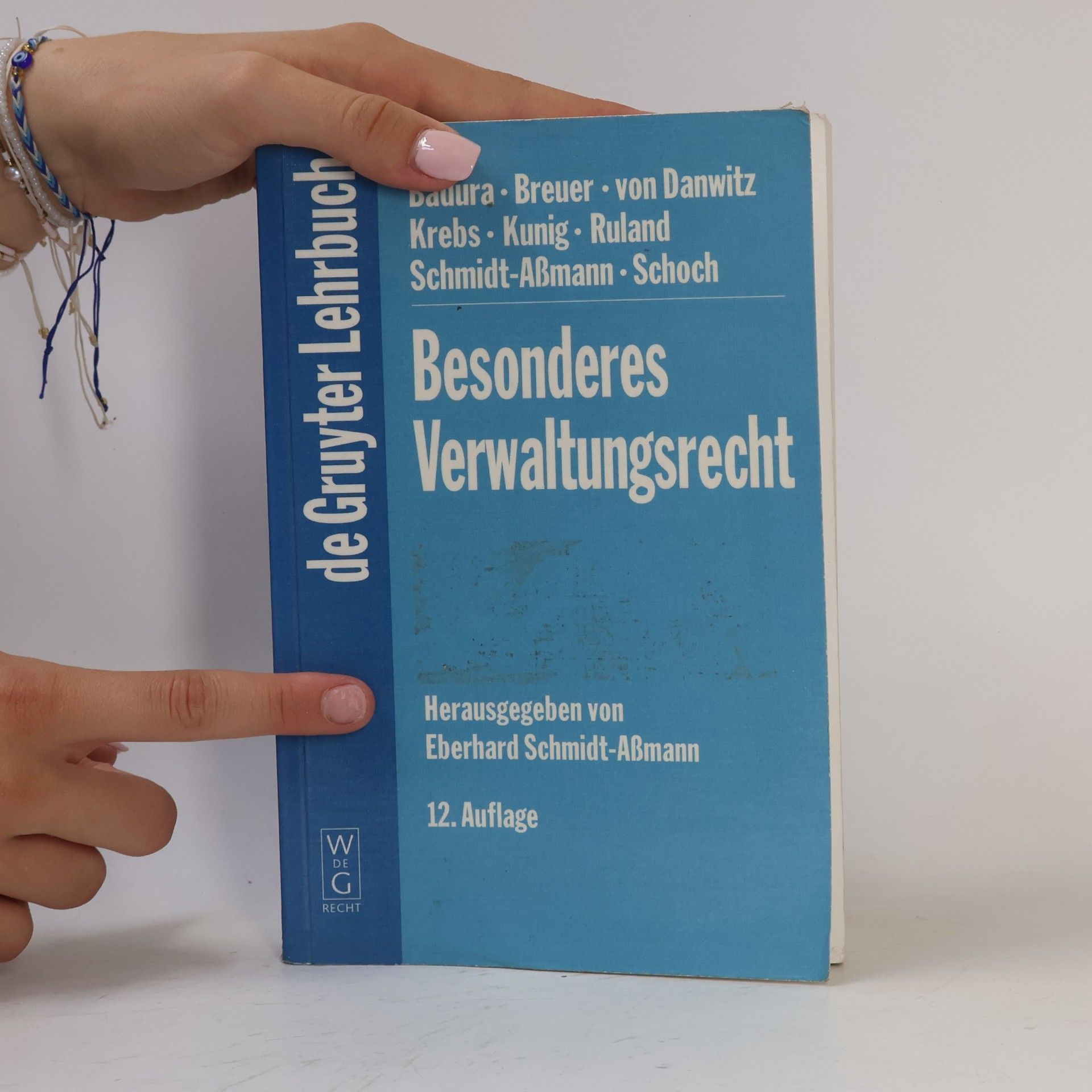 Badura De Gruyter Lehrbuch - 12: Besonderes Verwaltungsrecht