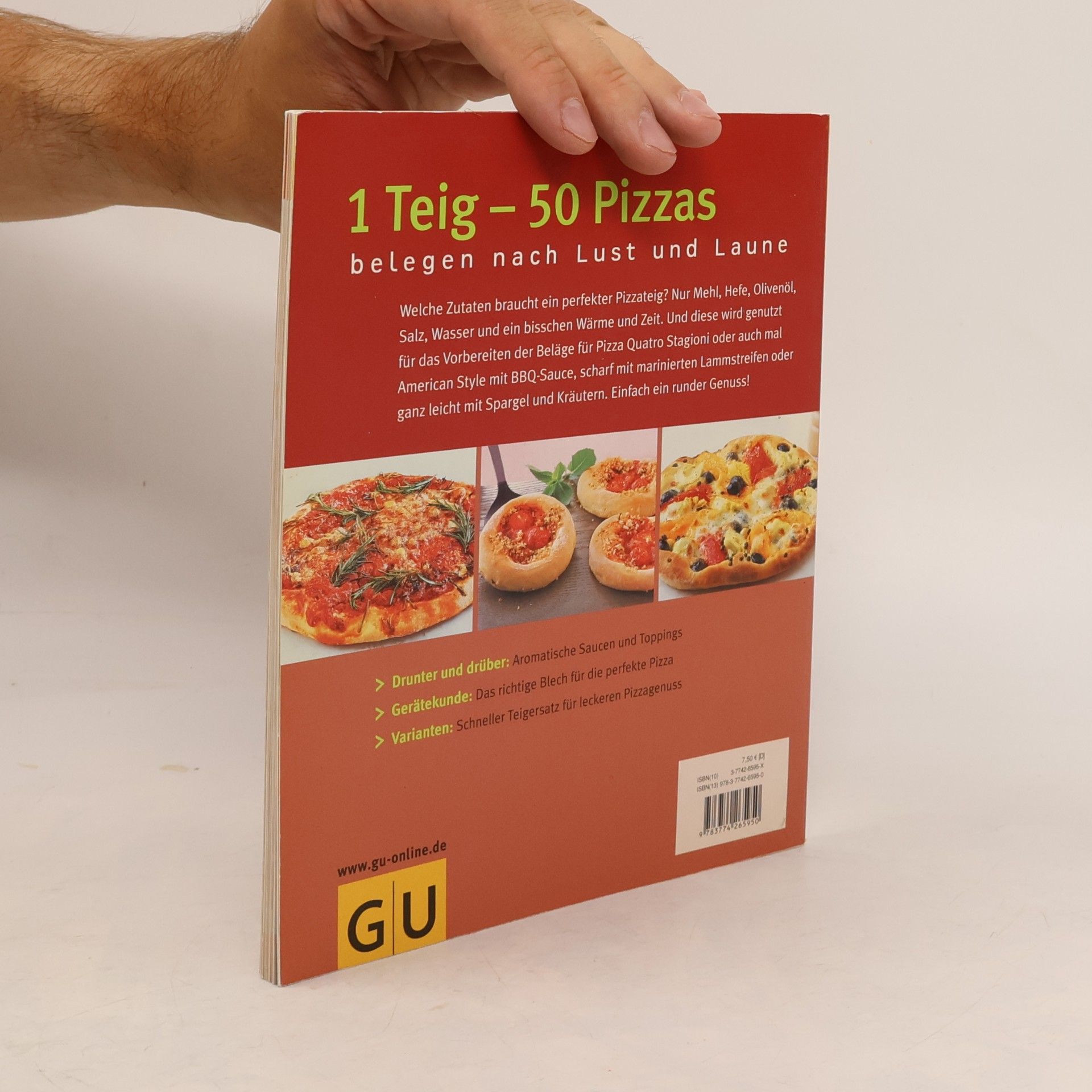 Christina Kempe 1 Teig - 50 Pizzas