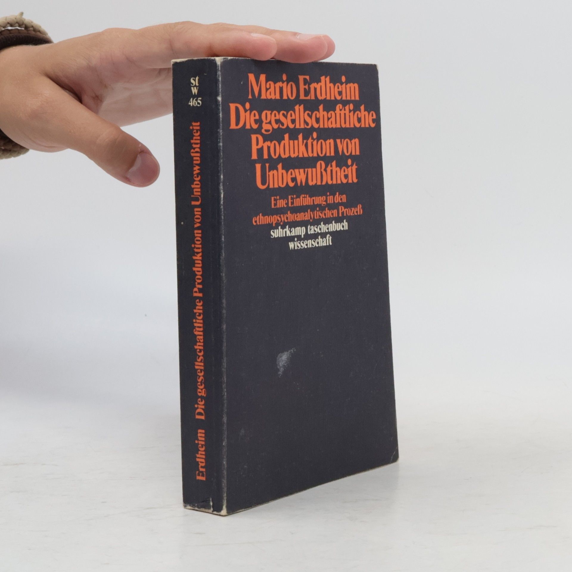 Mario Erdheim Die gesellschaftliche Produktion von Unbewusstheit