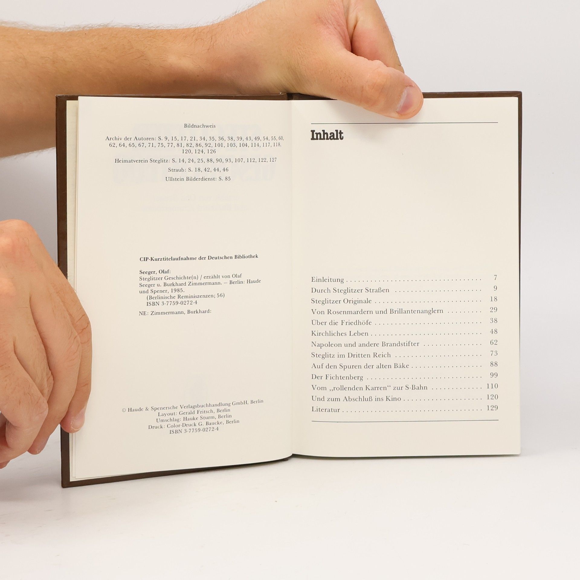 Olaf Seeger Steglitzer Geschichte(n)