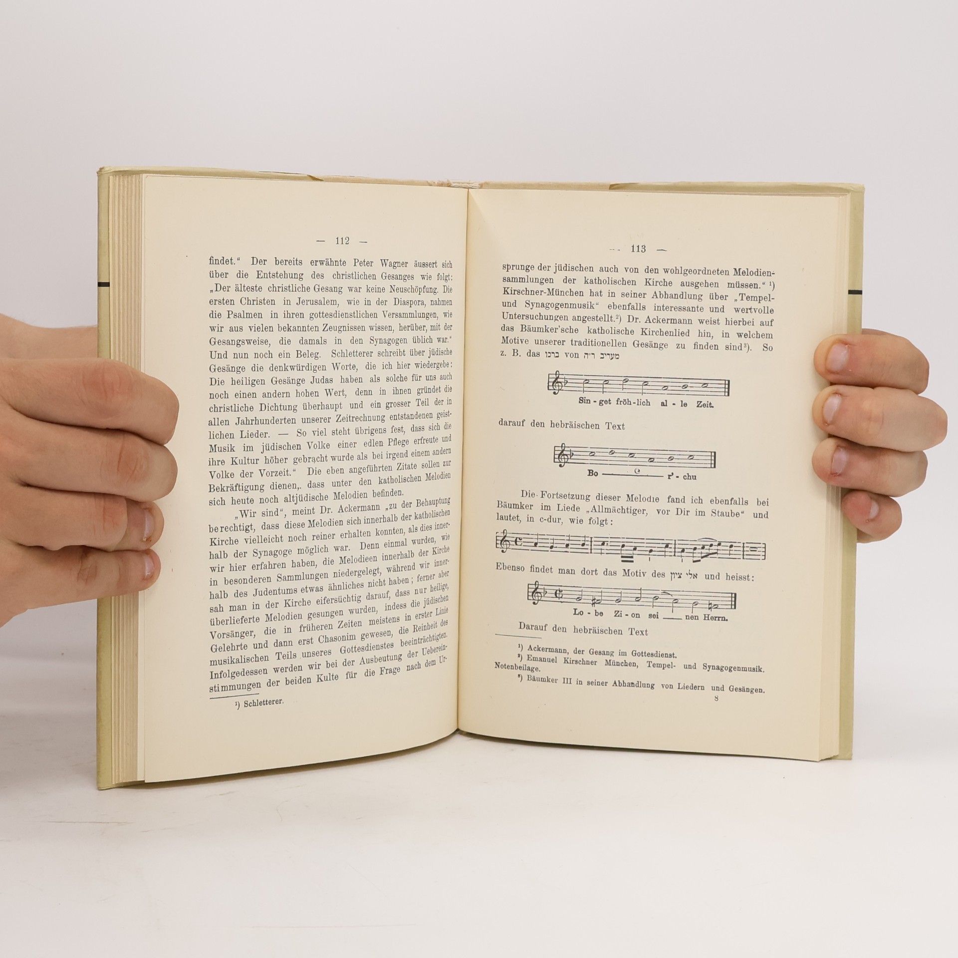 Aron Friedmann Der synagogale Gesang