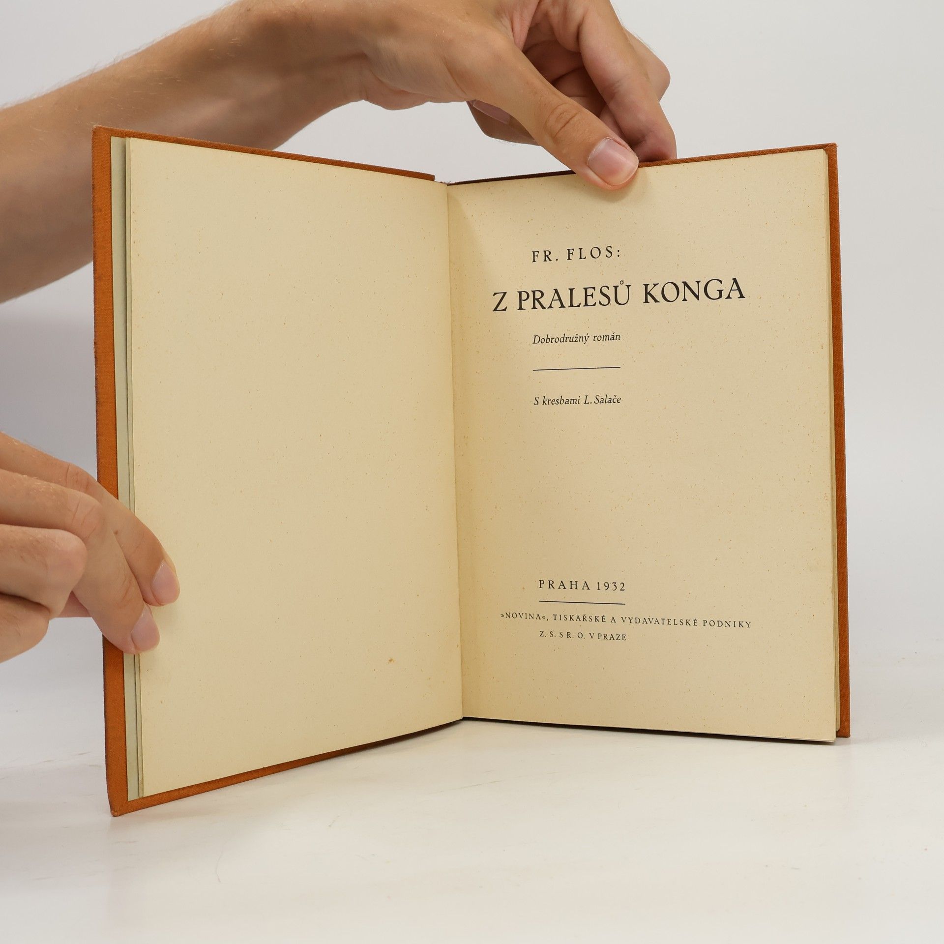 František Flos Z pralesů Konga : dobrodružný román