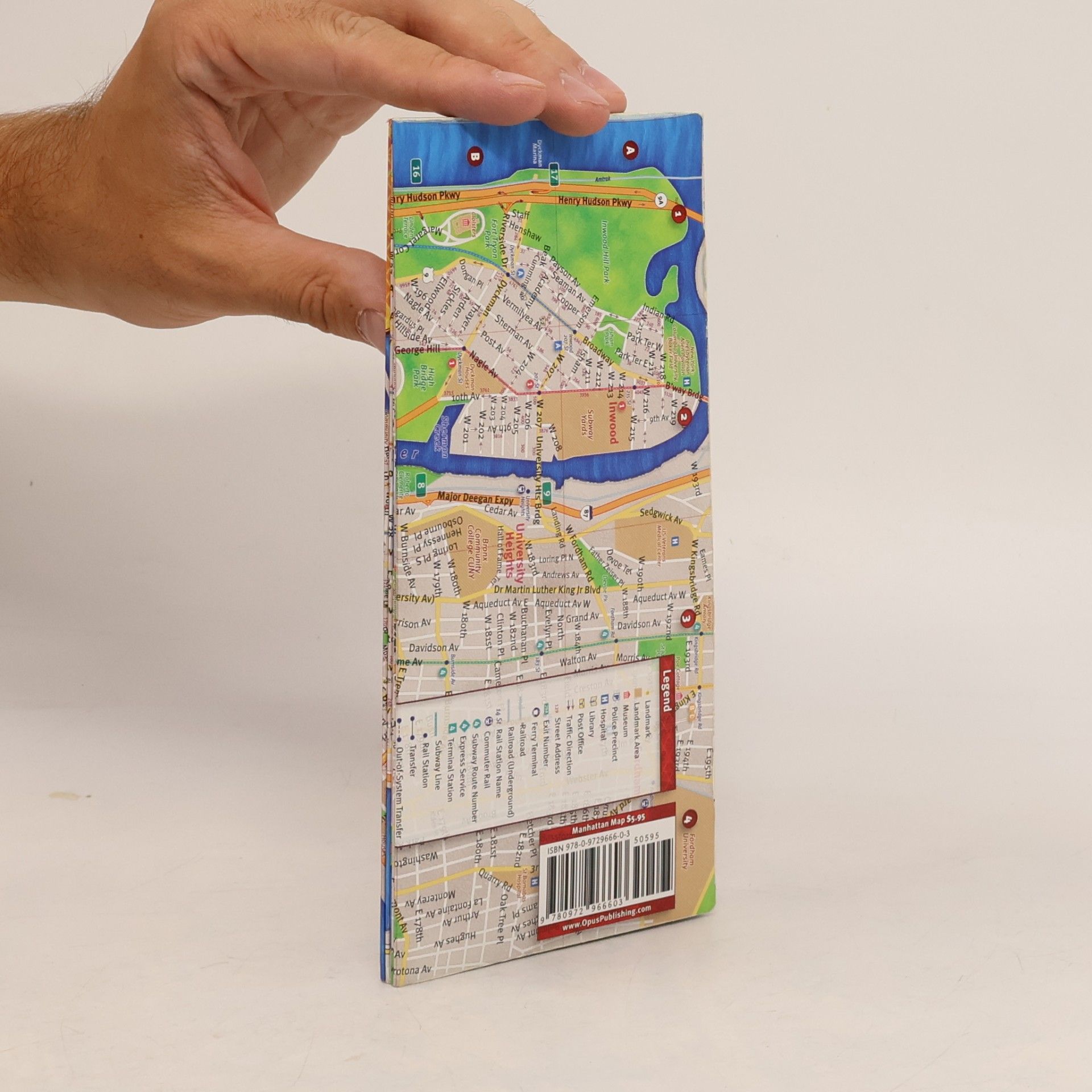 Opus Publishing New Yorker's Manhattan Map