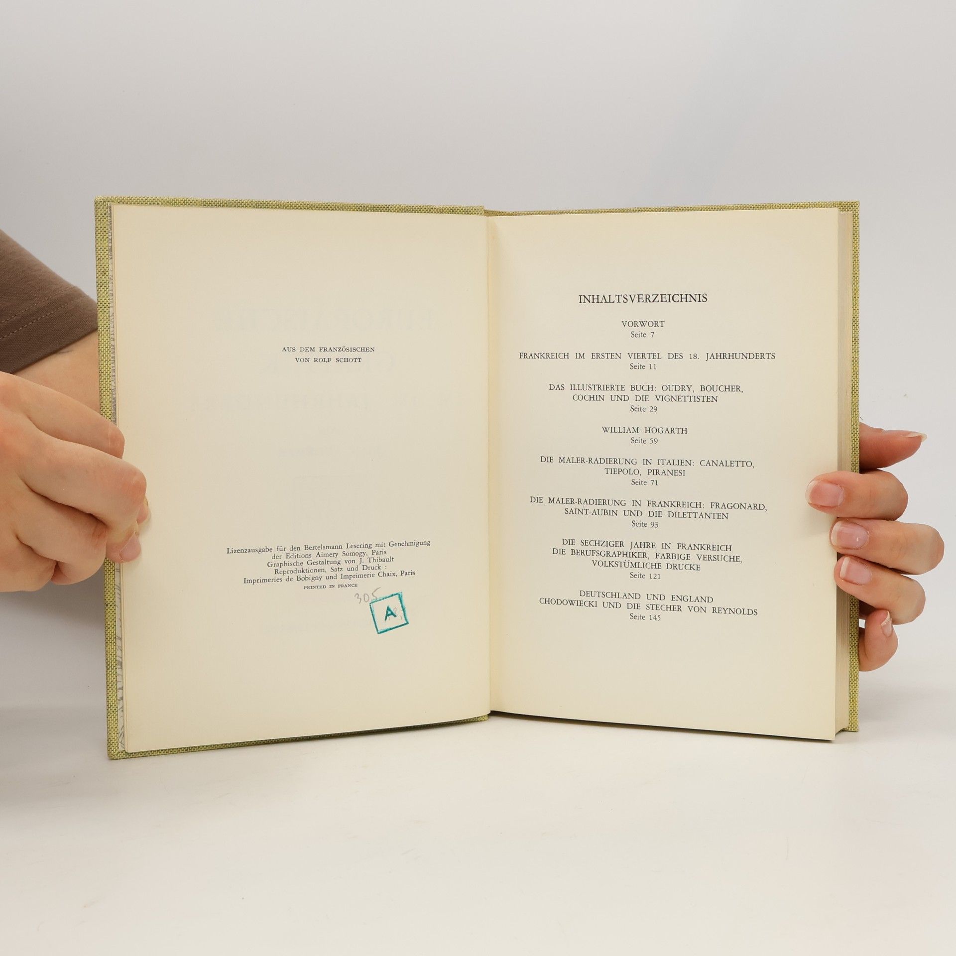 Jean Adhémar Europäische Graphik im 18. Jahrhundert