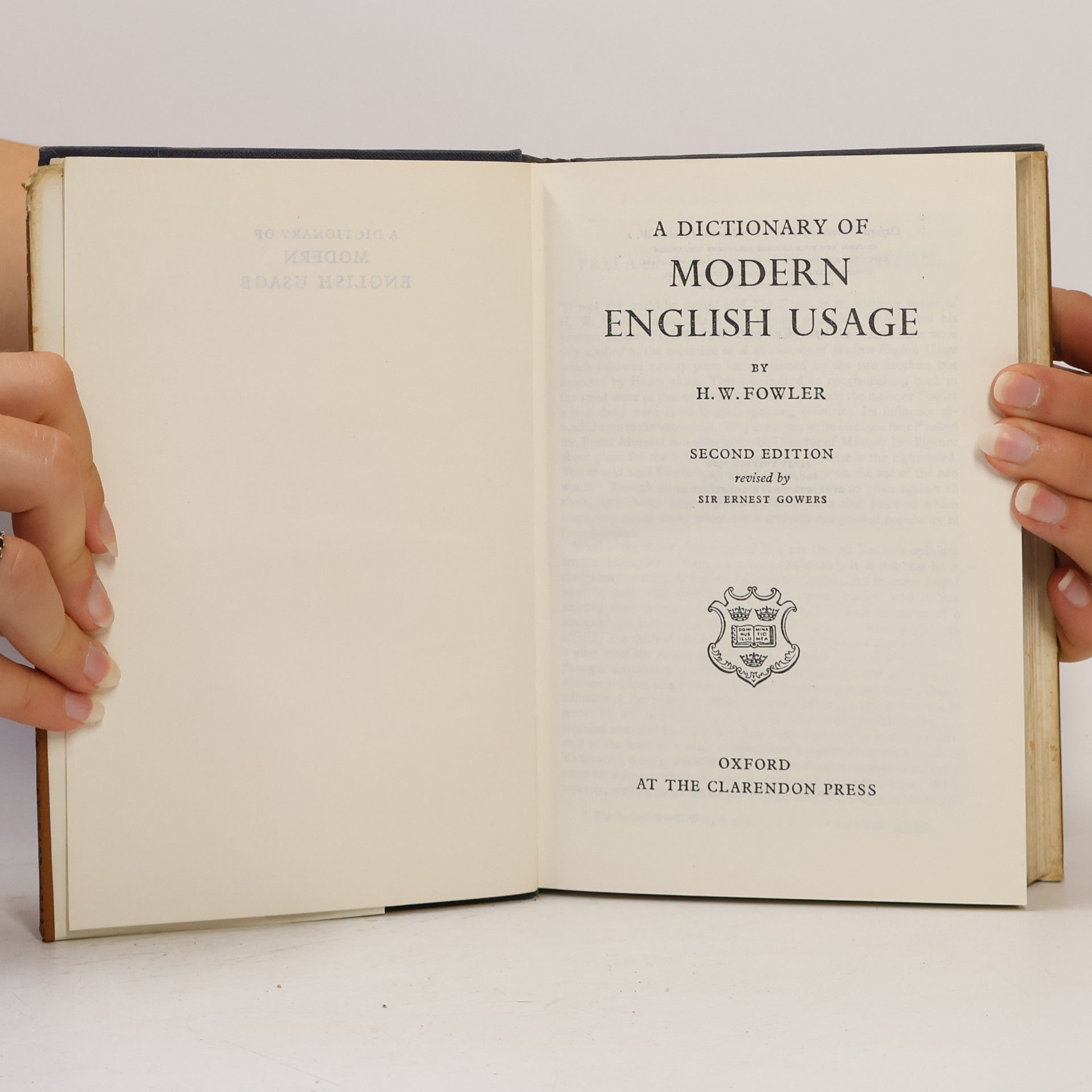 H. F. Fowler Fowler's Modern English Usage