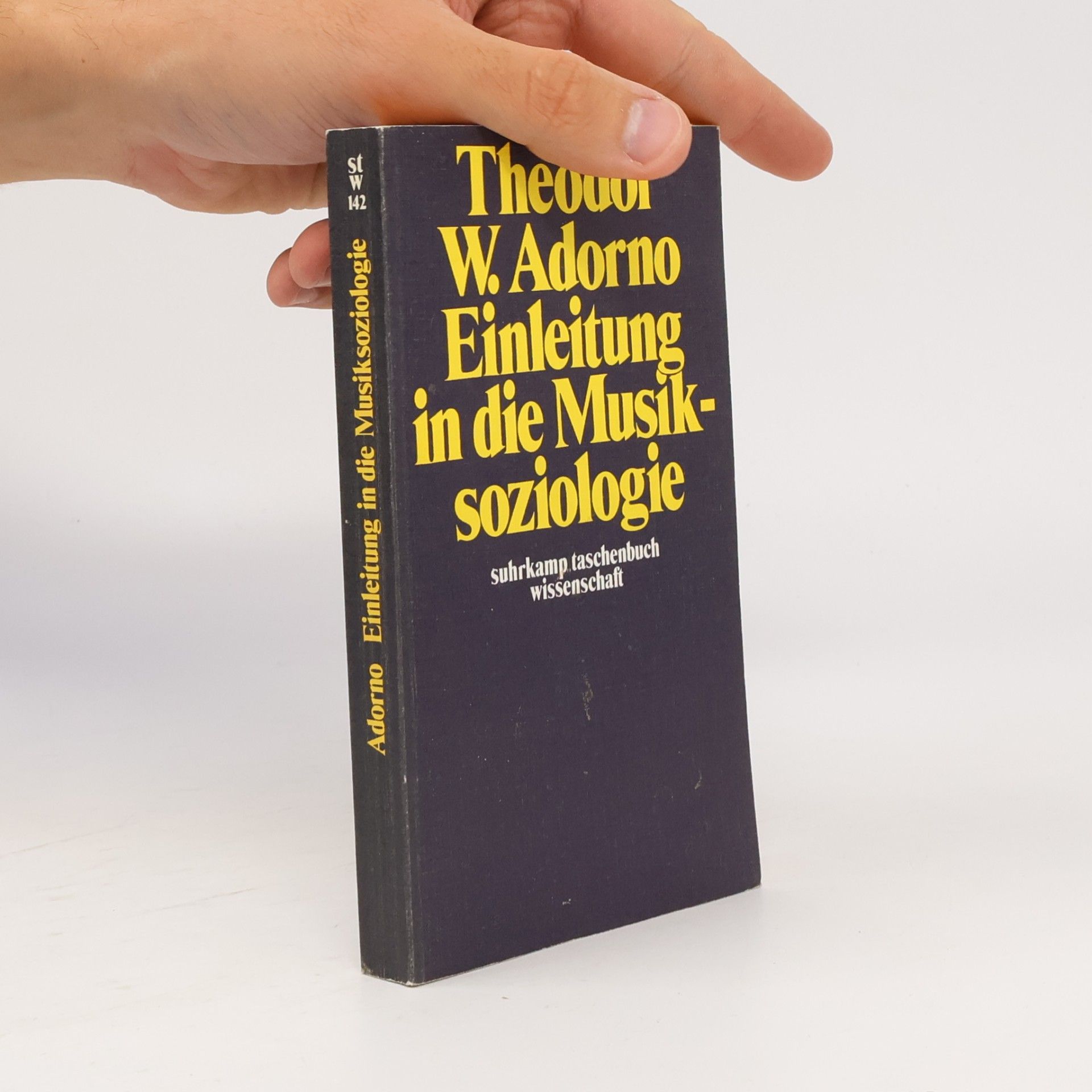 Theodor W. Adorno Einleitung in die Musiksoziologie
