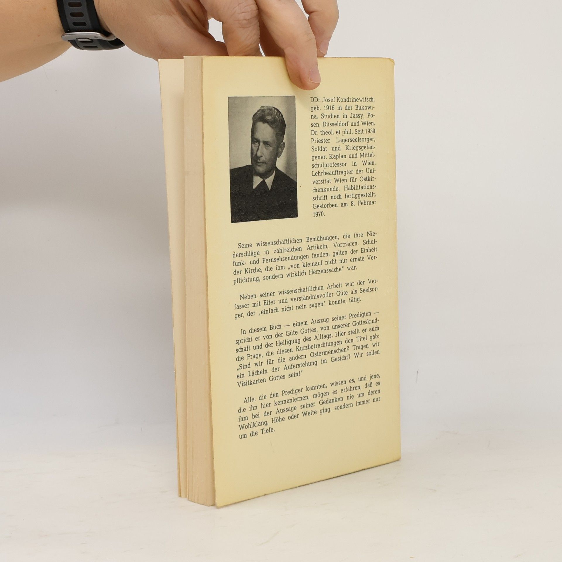 Josef Kondrinewitsch Visitkarten Gottes