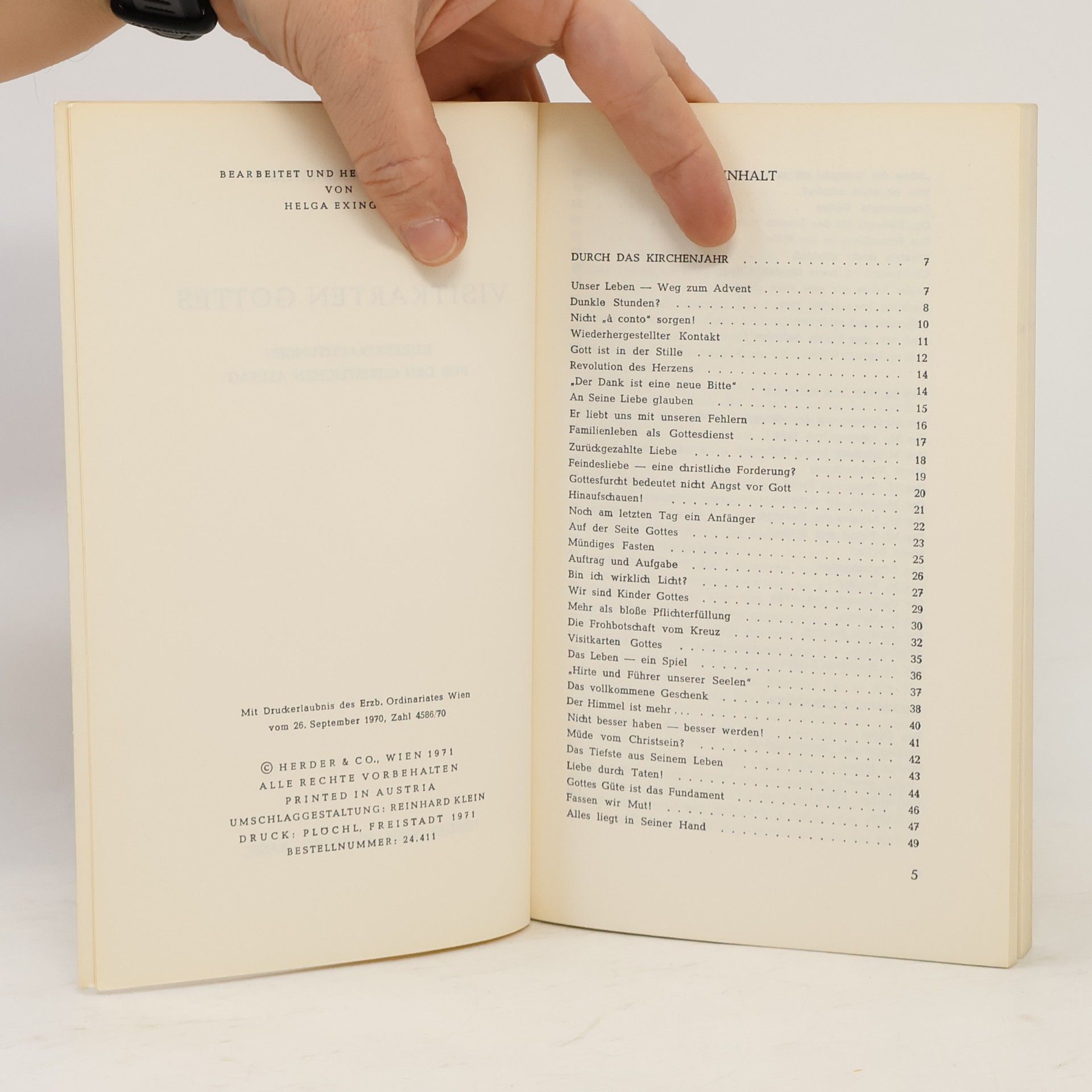Josef Kondrinewitsch Visitkarten Gottes