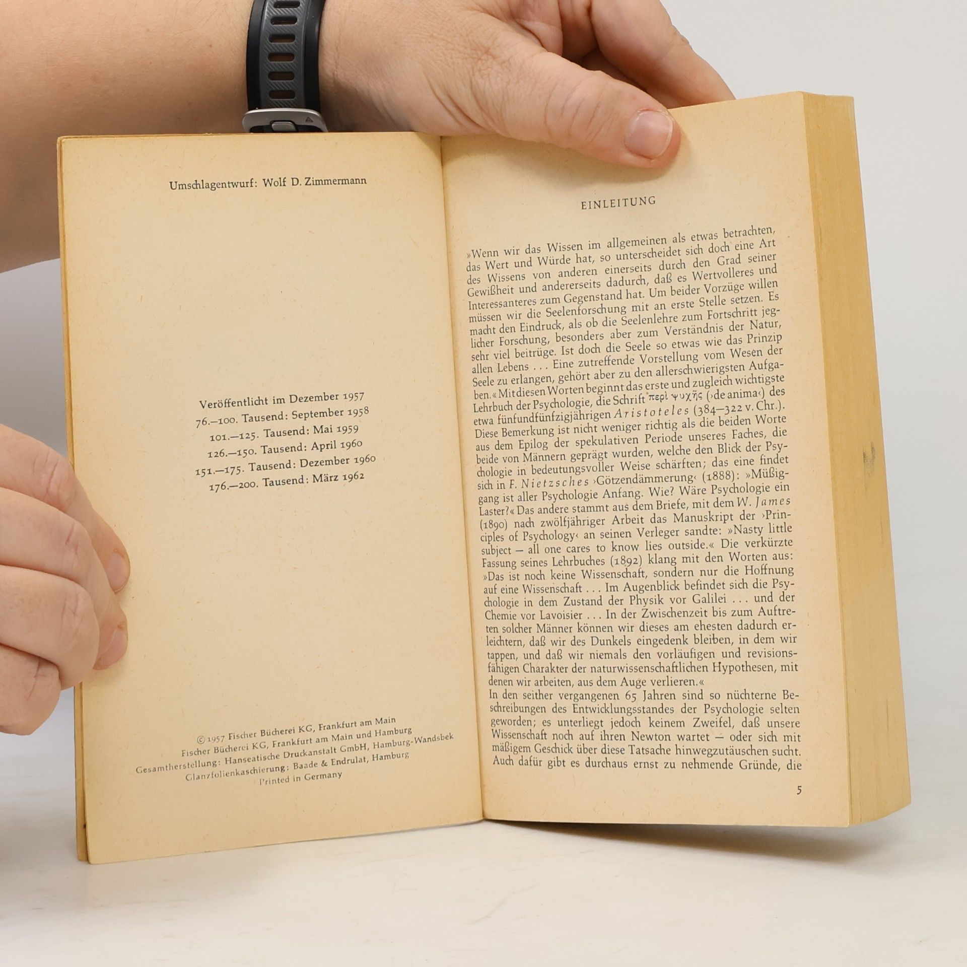 Peter R. Hofstätter Psychlogie. Das Fischer-Lexikon