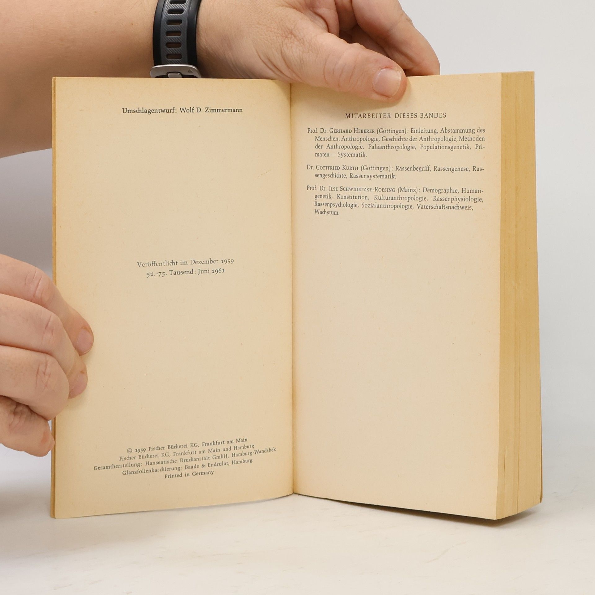 Collectif d'auteurs Das Fischer Lexikon 15. Anthropologie