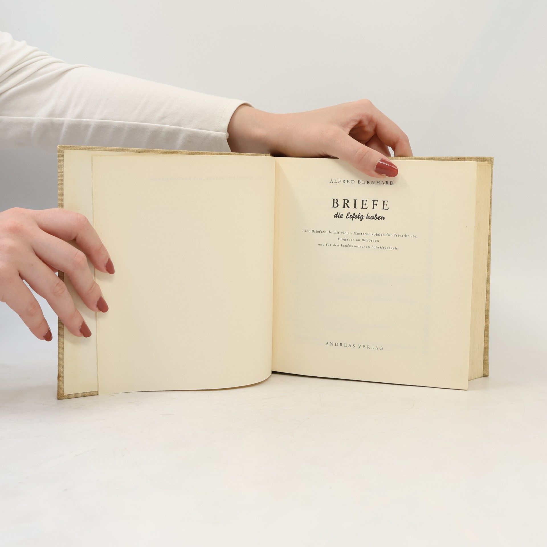 Alfred Bernhard Briefe die Erfolg haben