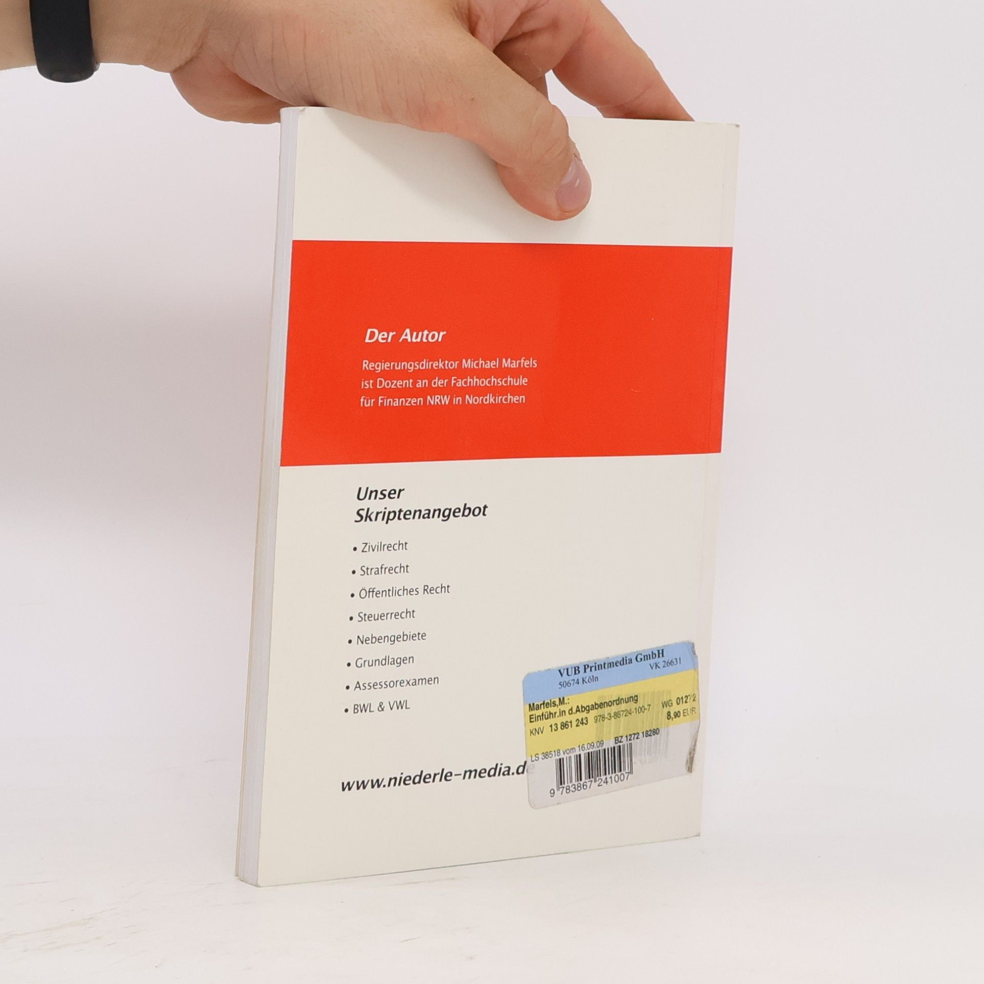 Michael Marfels Einführung in die Abgabenordnung - 2. Auflage 2009