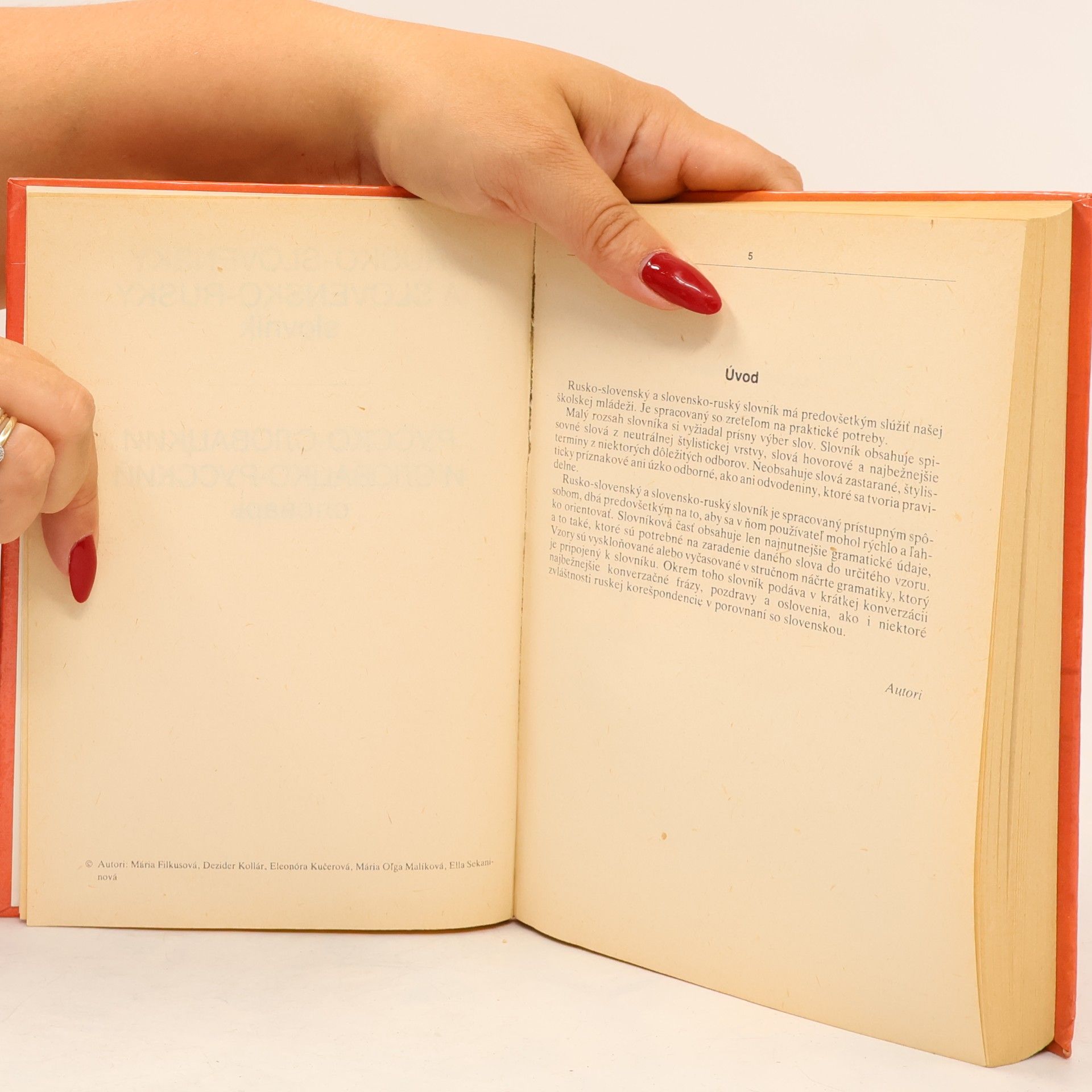 Various authors Rusko-slovenský a slovensko-ruský slovník