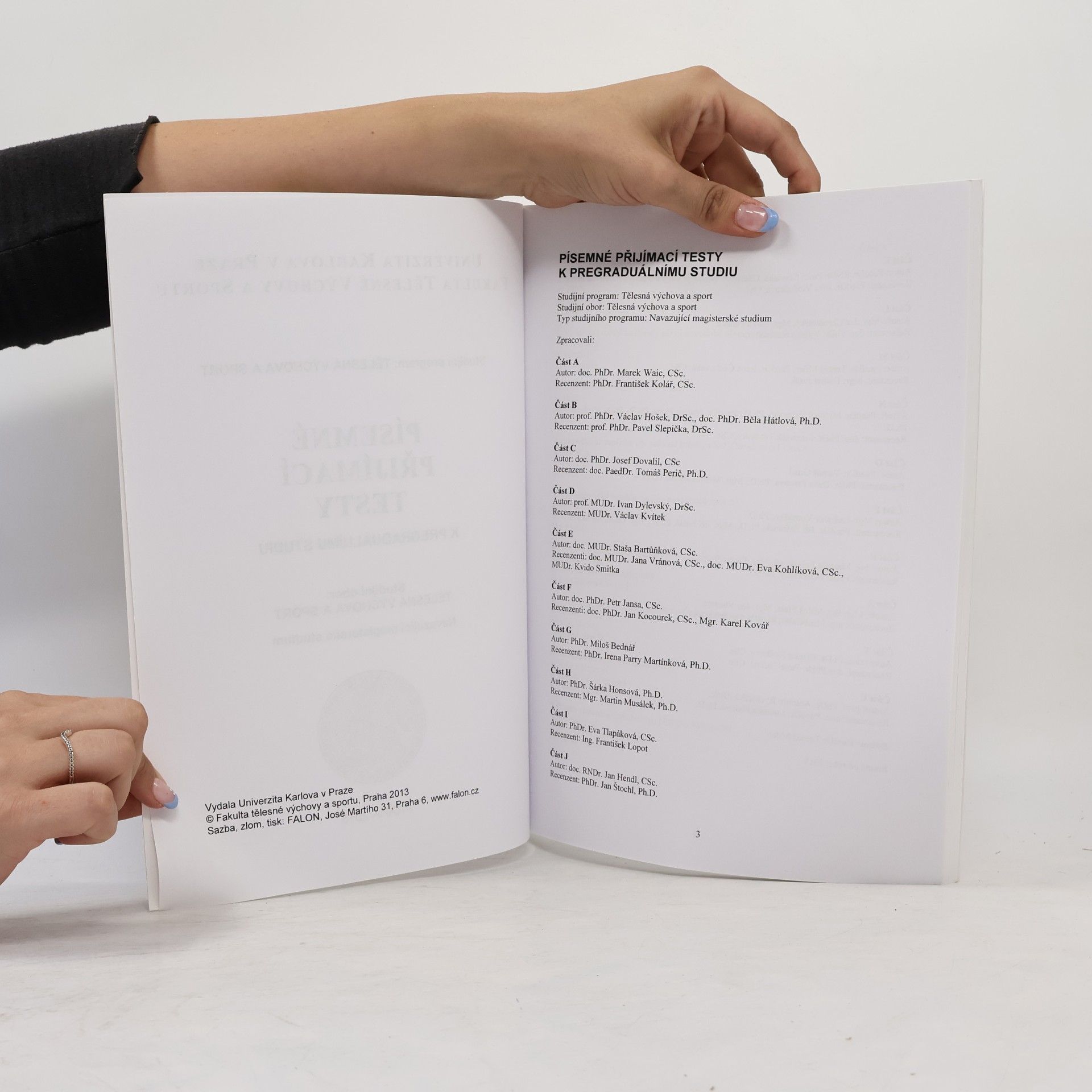 Autores varios Písemné přijímací testy