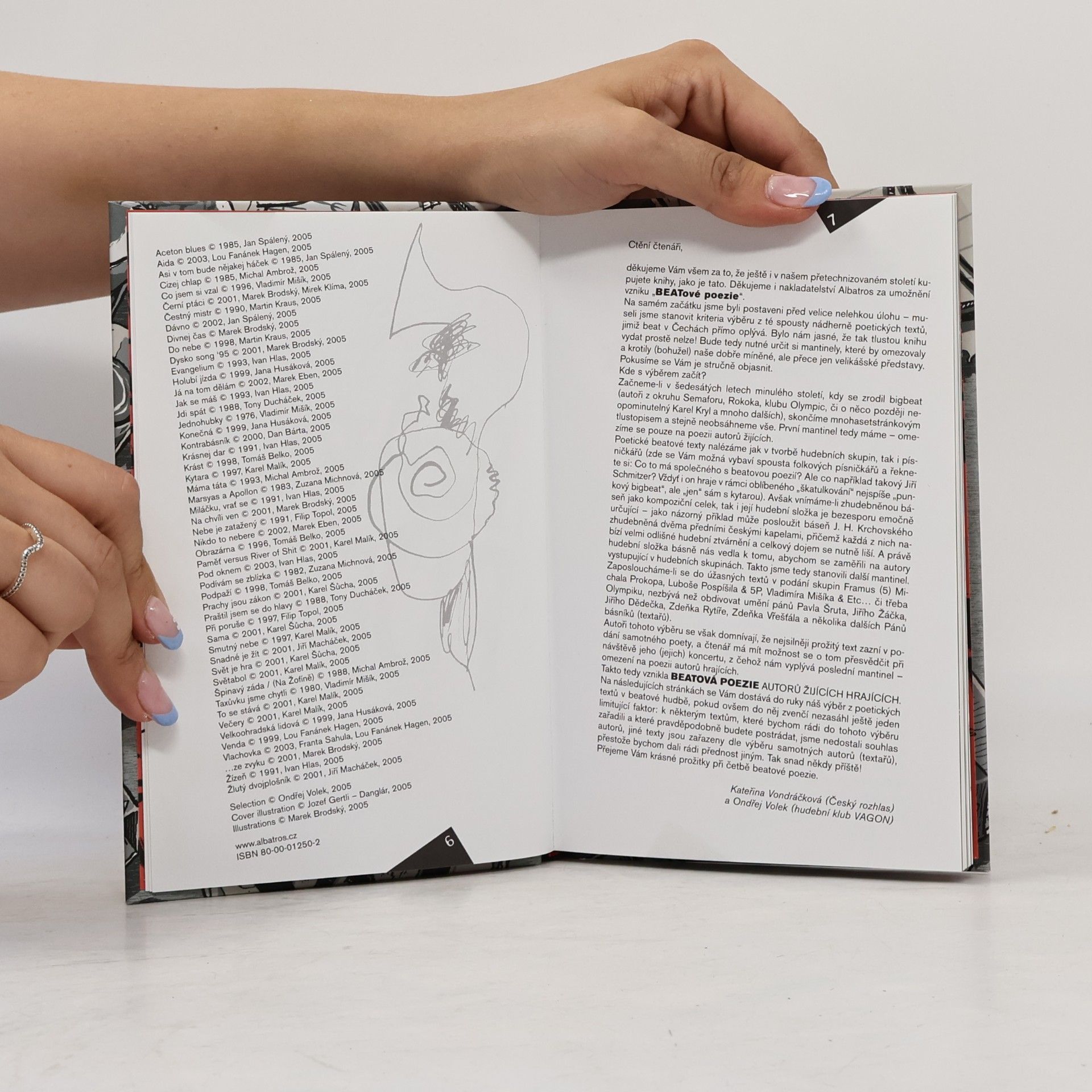 Kateřina Vondráčková Beatová poezie autorů žijících hrajících