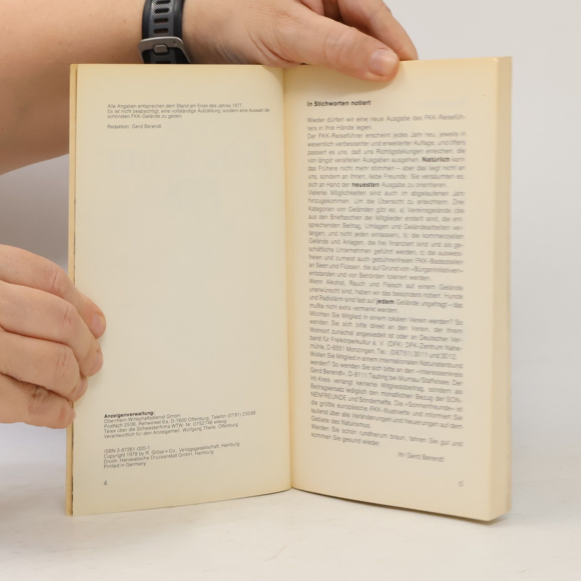 Autorenkollektiv FKK Reiseführer 1978