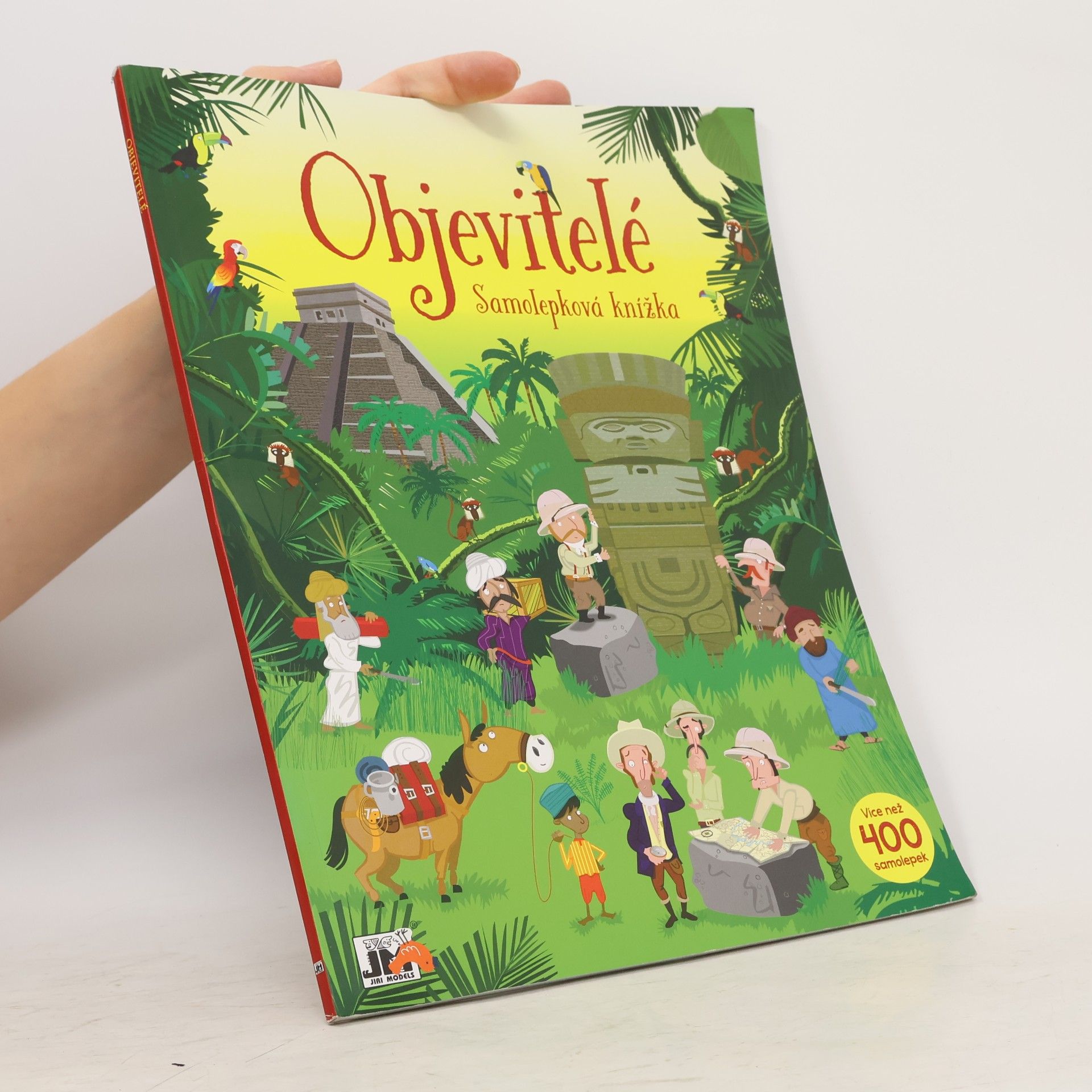Kolektiv autorů Objevitelé. Samolepková knížka