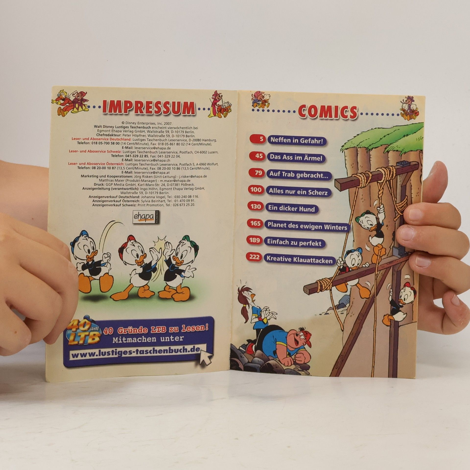 Walt Disney Lustiges Taschenbuch 368. Neffen in Gefahr!