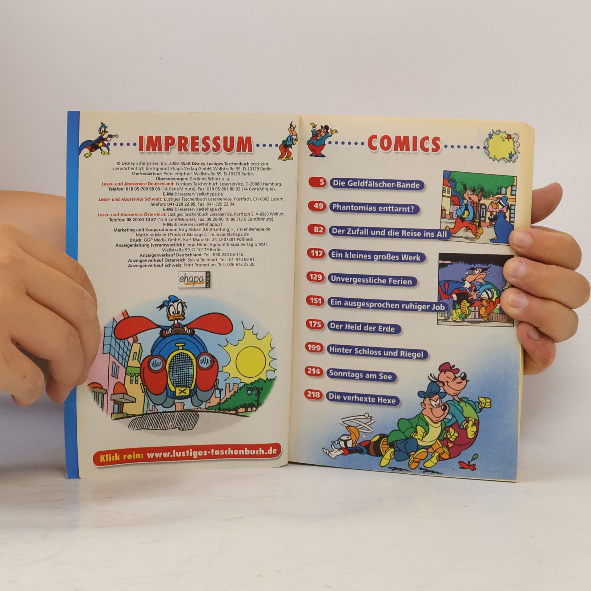 Walt Disney Lustiges Taschenbuch 238. Phantomias enttarnt?
