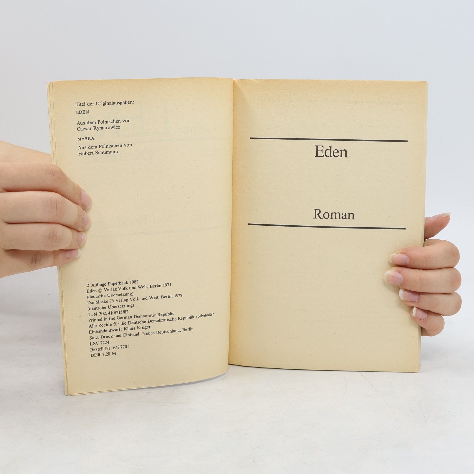 Stanisław Lem Eden. Die Maske
