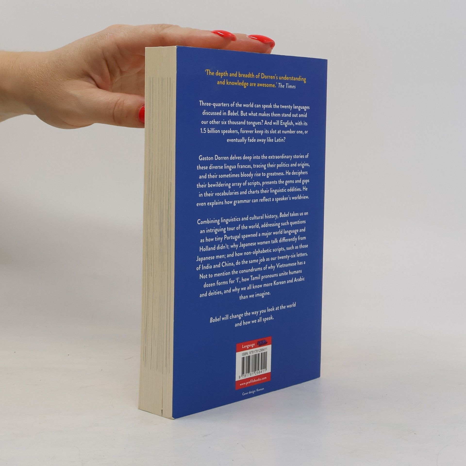 Gaston Dorren Babel : around the world in twenty languages