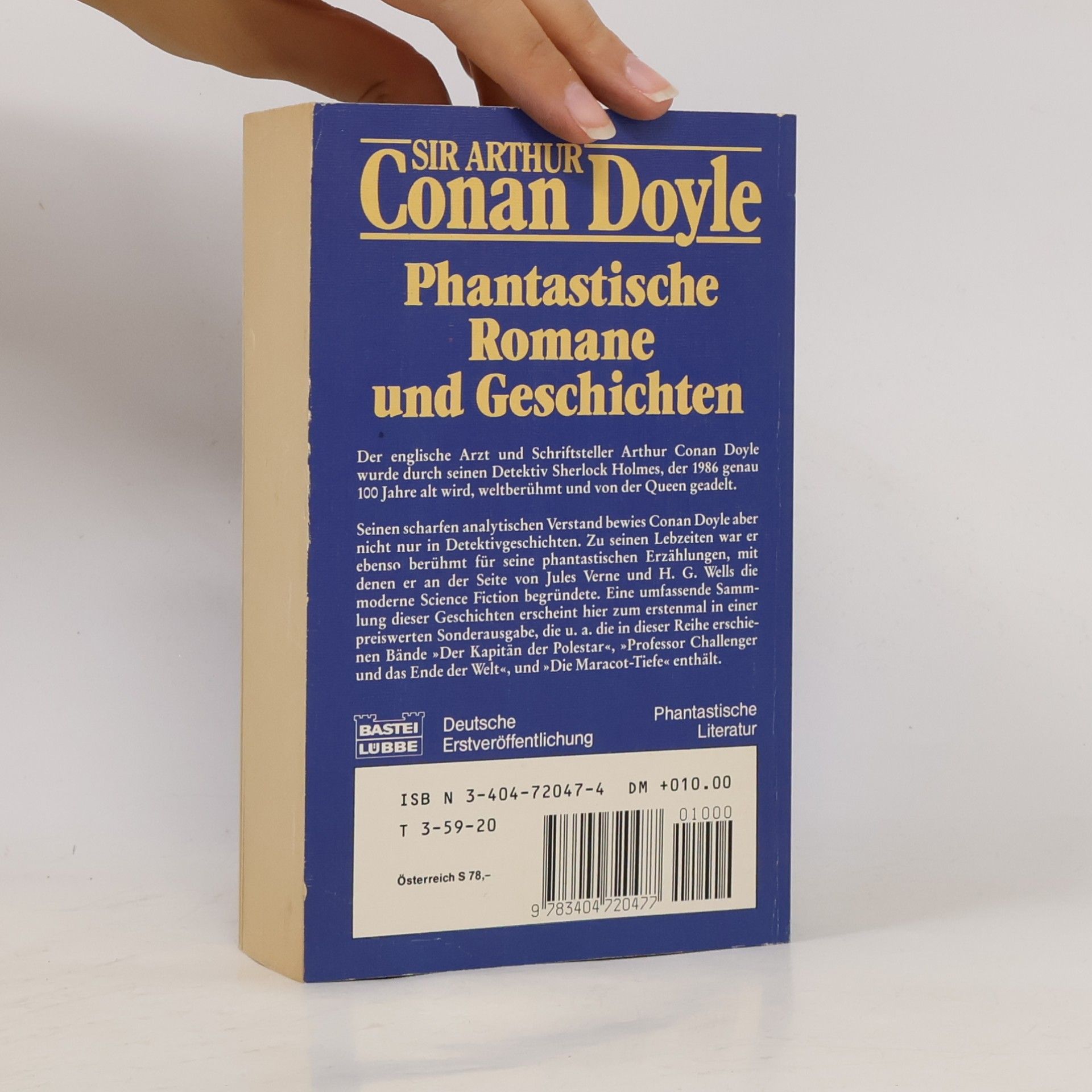 Arthur Conan Doyle Phantastische Romane und Geschichten