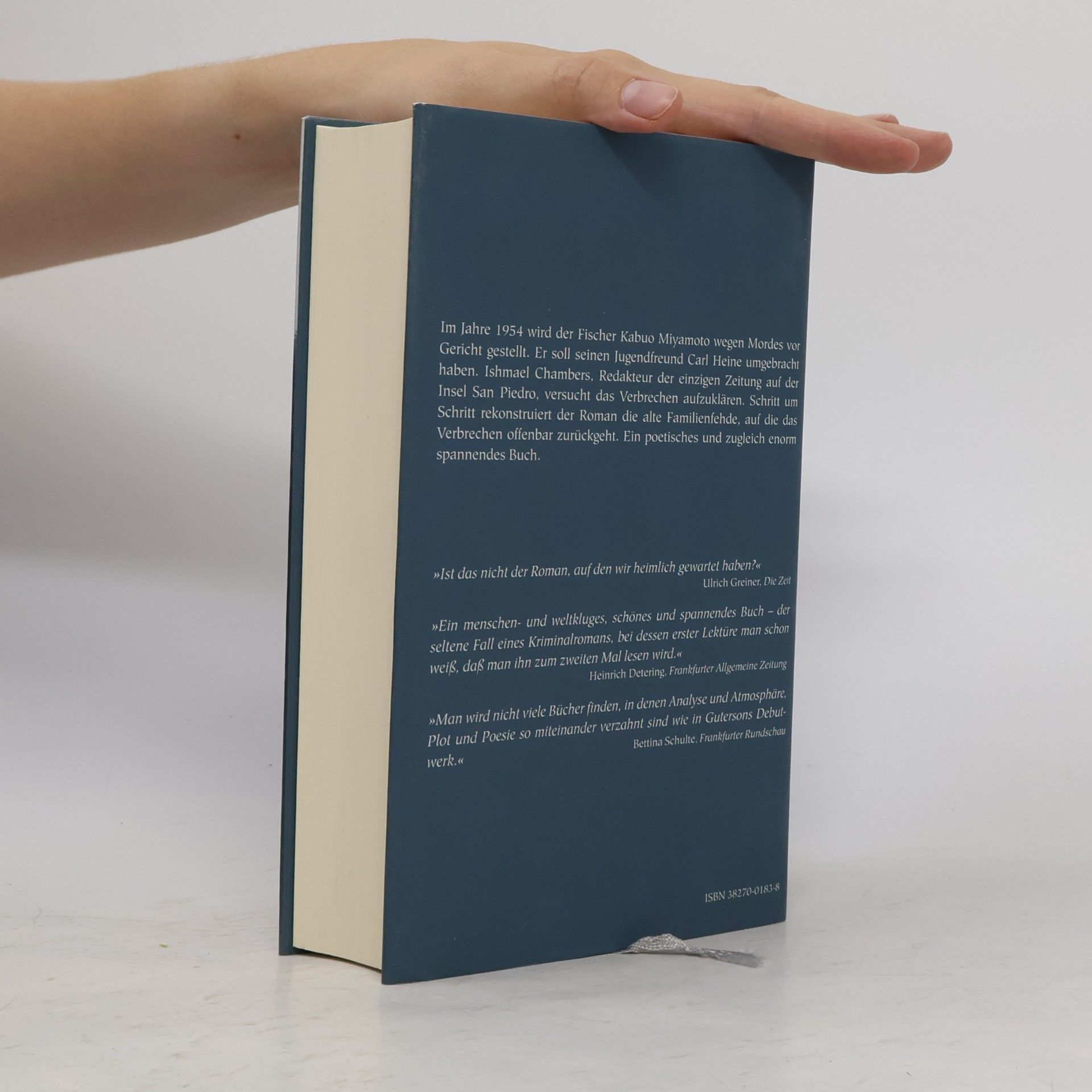 David Guterson Schnee, der auf Zedern fällt