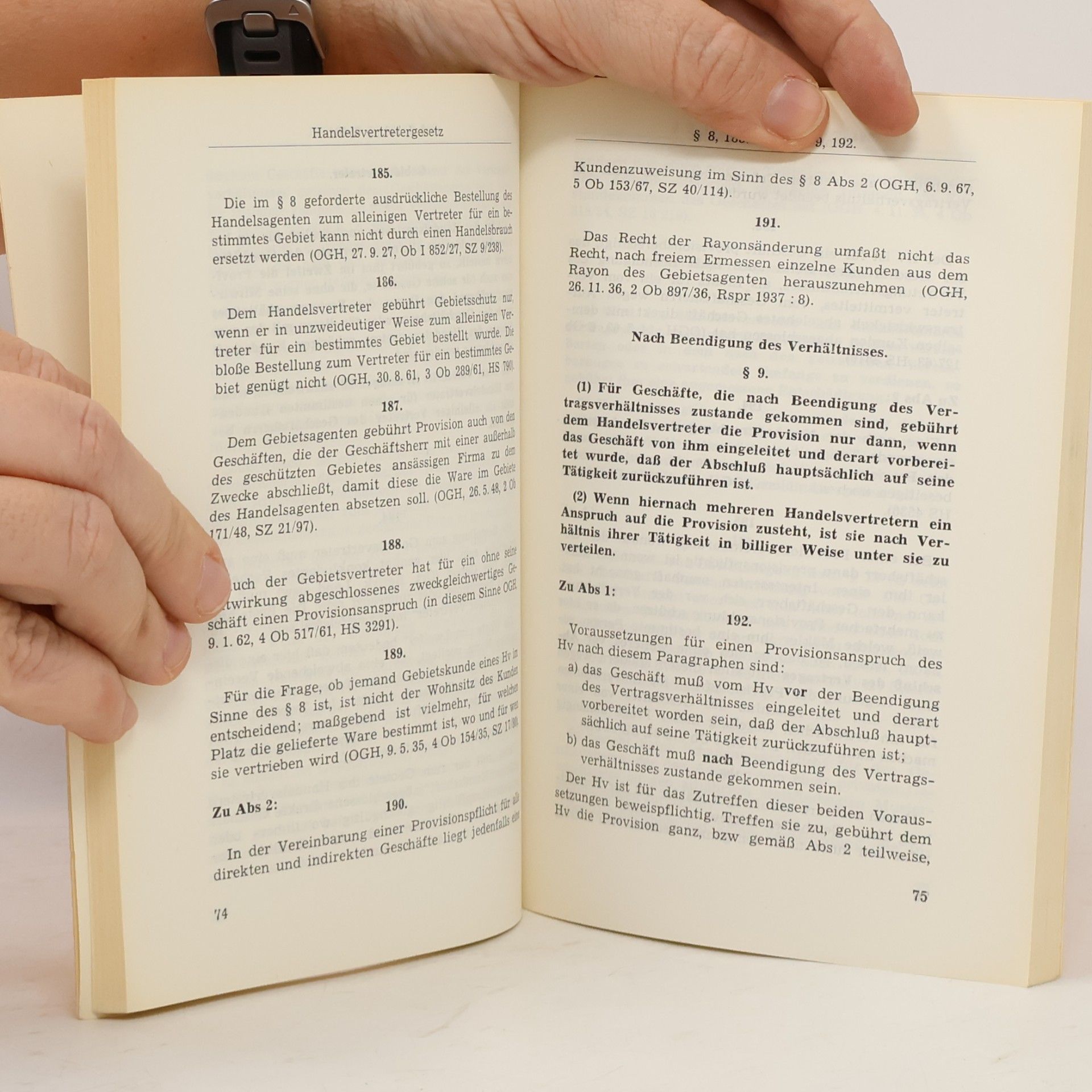 Autorenkollektiv Handels vertreter gesetz