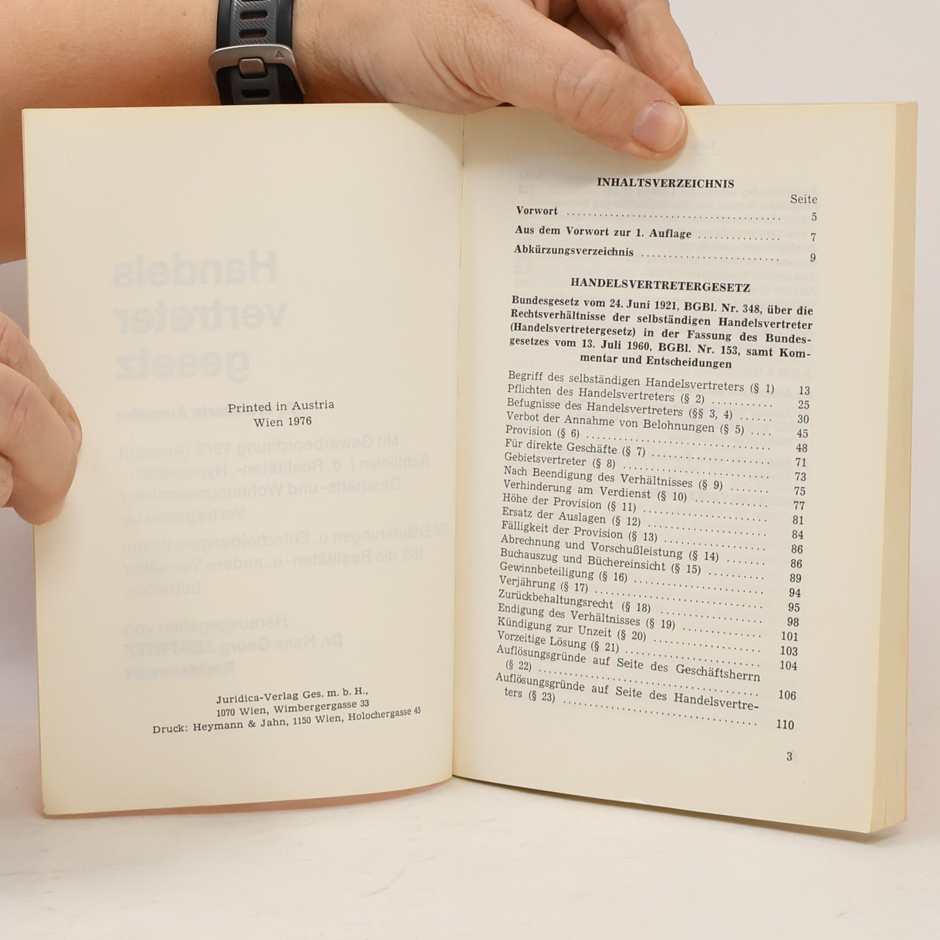 Autorenkollektiv Handels vertreter gesetz
