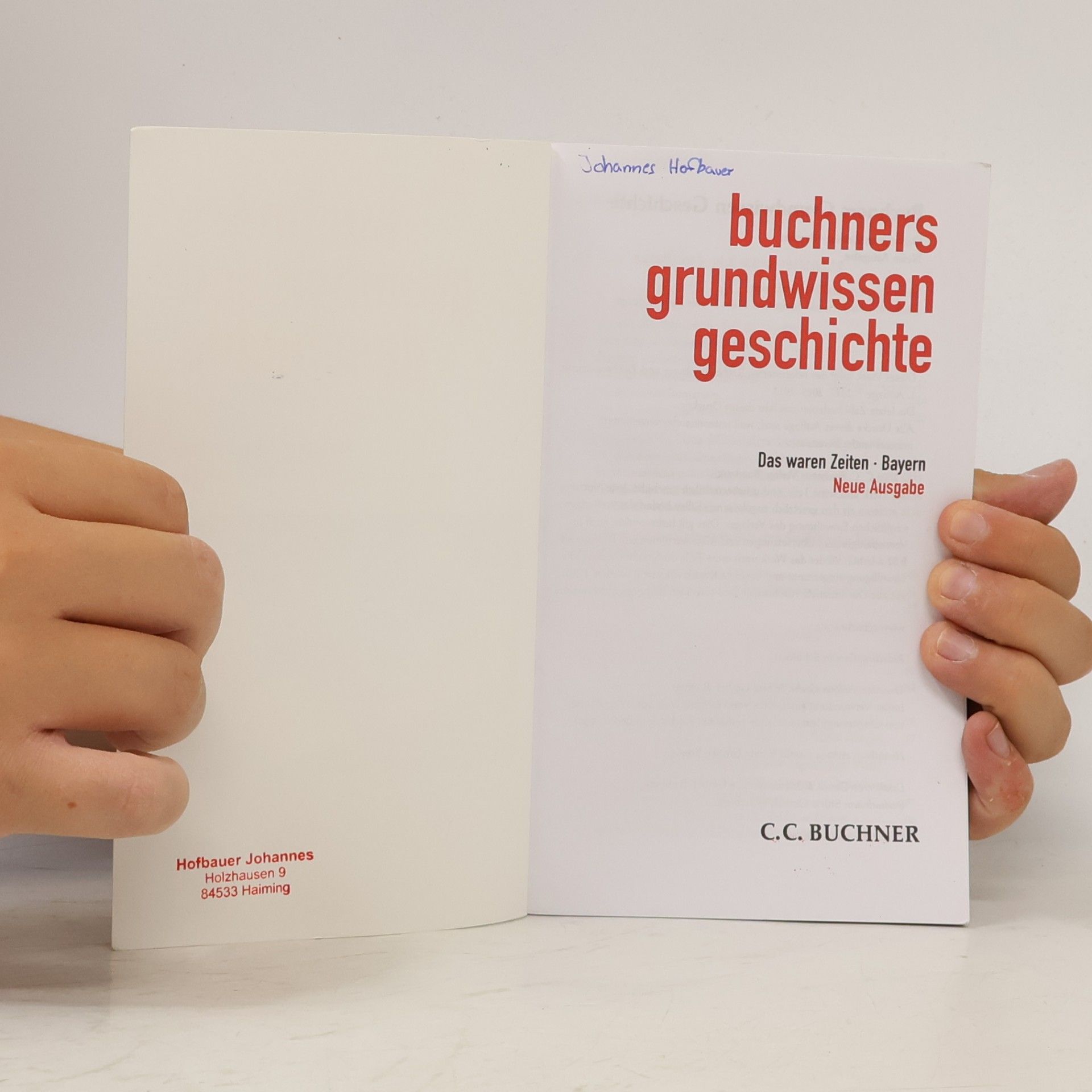 Dieter Brückner Buchners Grundwissen Geschichte